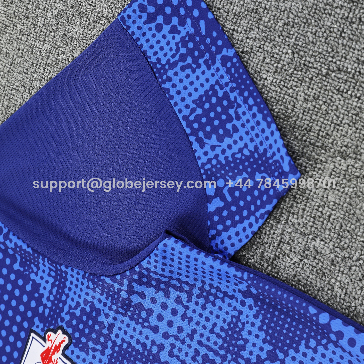 GlobeJersey-RB Leipzig 25-26 Short-Sleeve Training Set - Blue Top & Blue Shorts