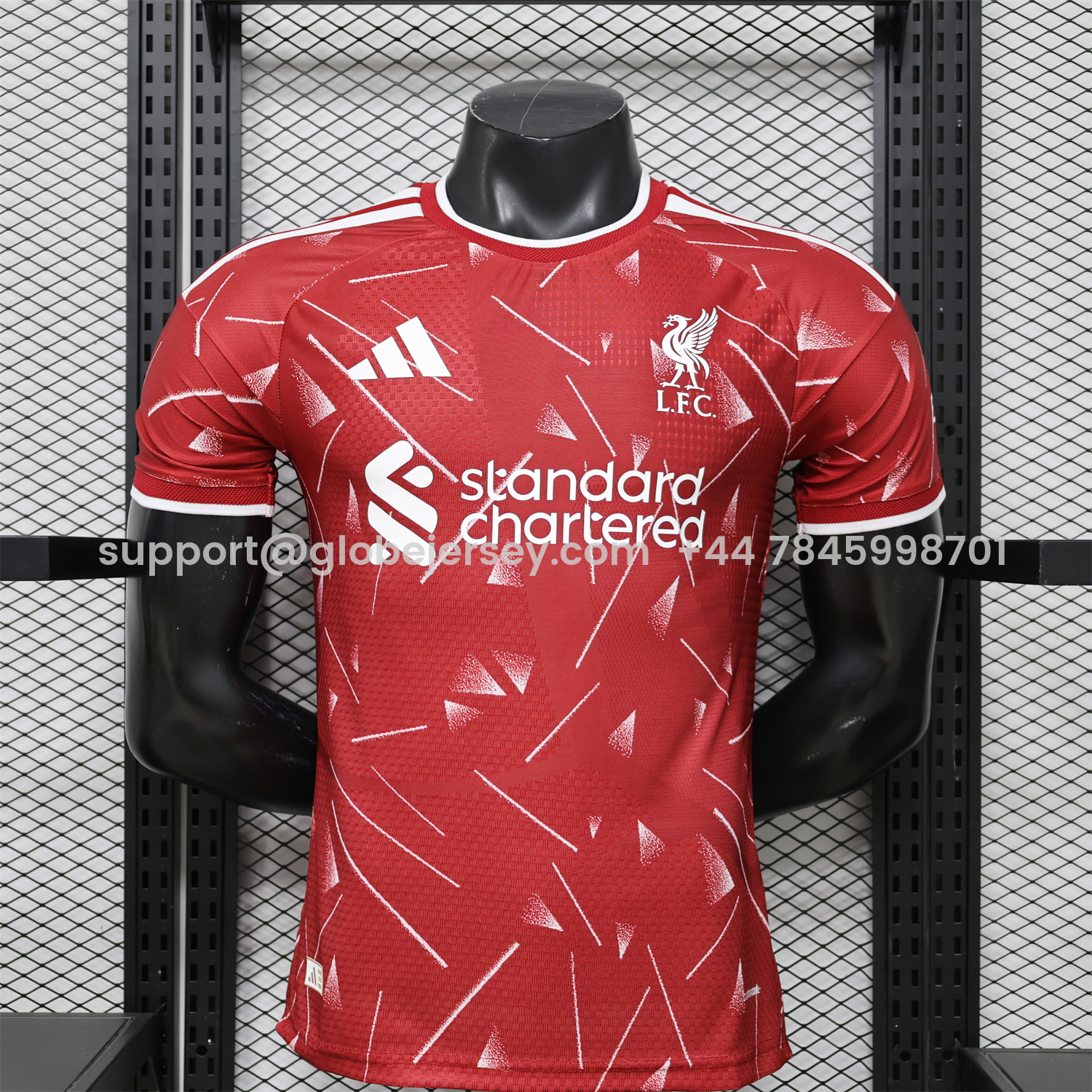 GlobeJersey-Liver.pool 26-27 Home Red Jersey - Player Version