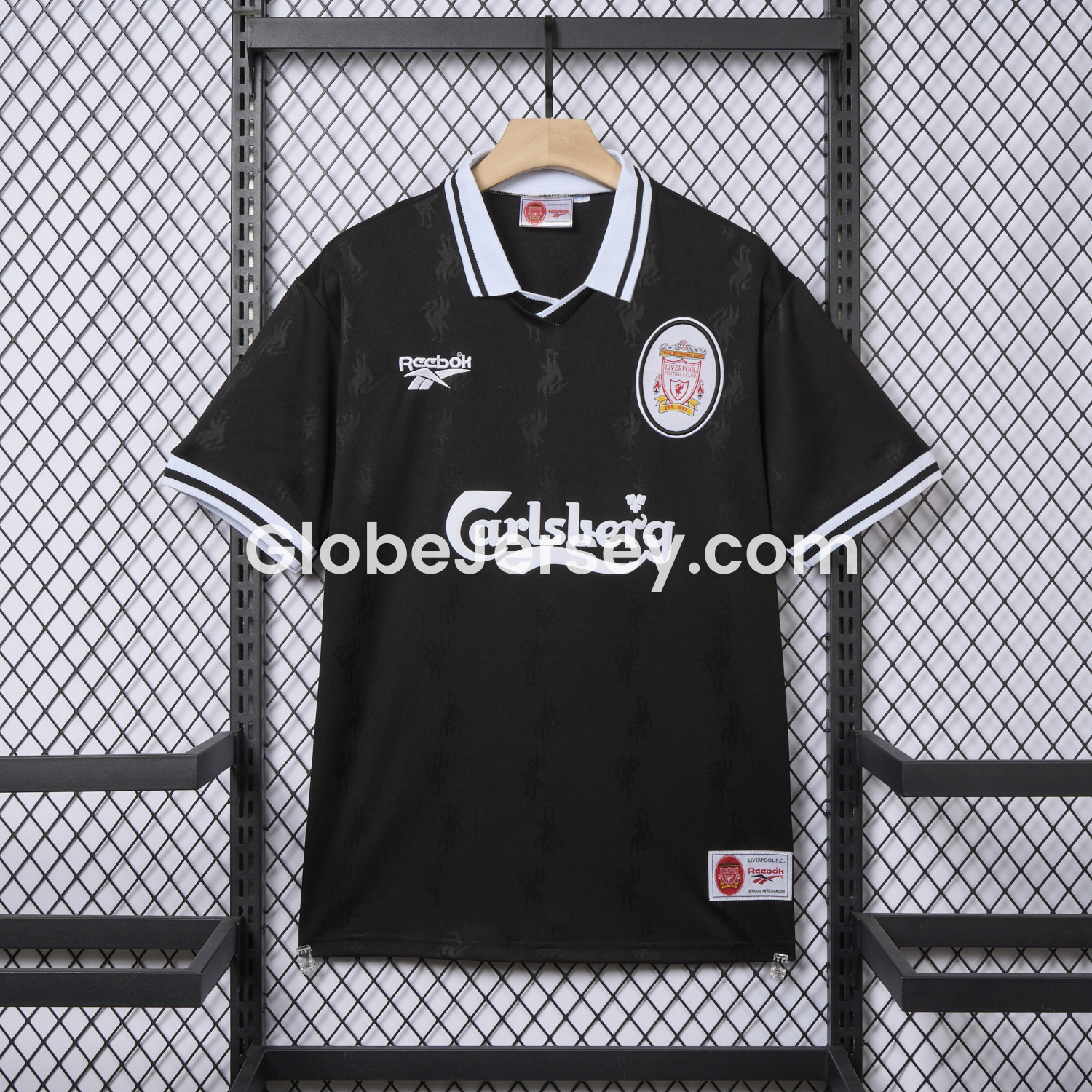 GlobeJersey-Retro Liver.pool 1996-97 Black Special Jersey