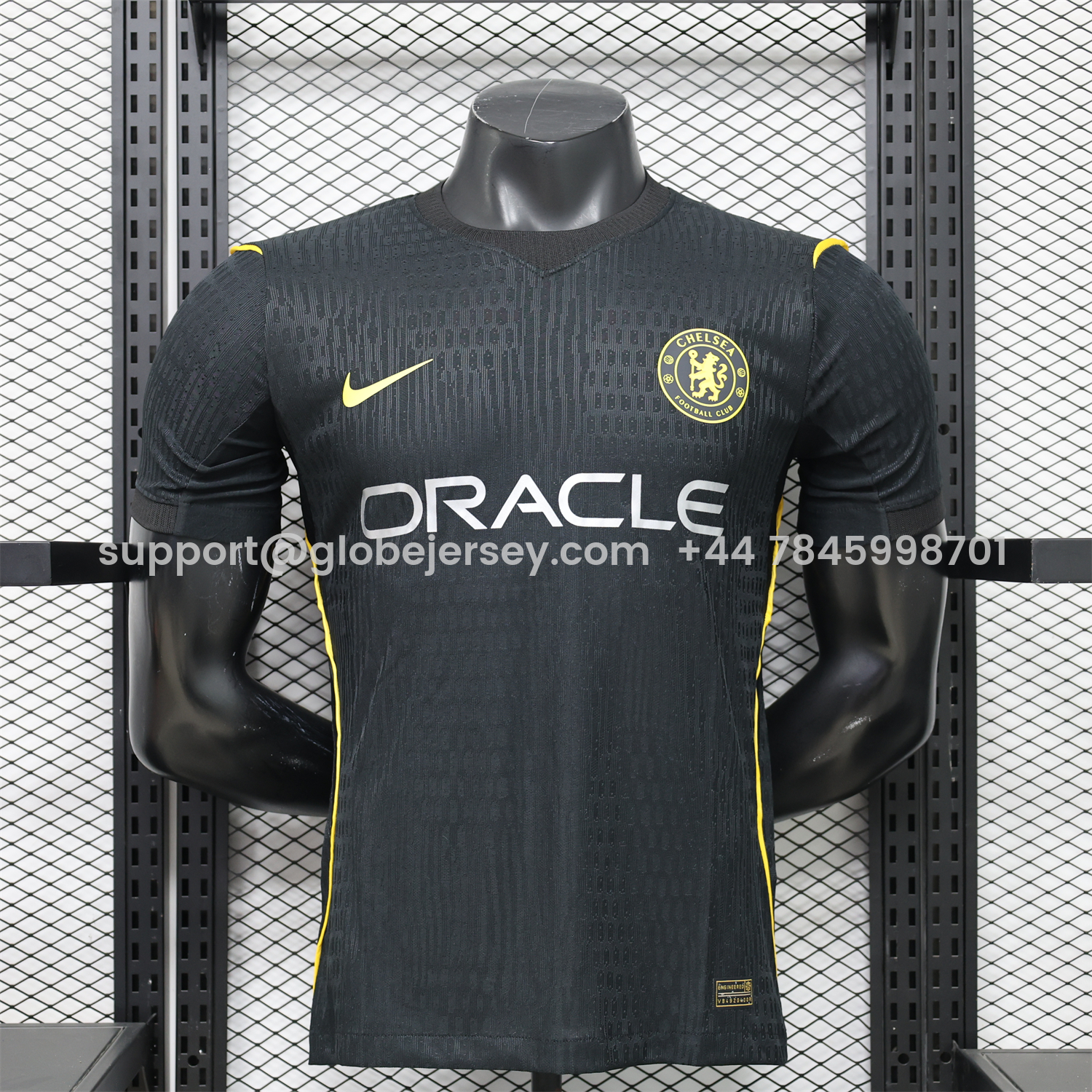 GlobeJersey-C.H.E.L.S.E.A 25-26 Black Special Jersey - Player Version