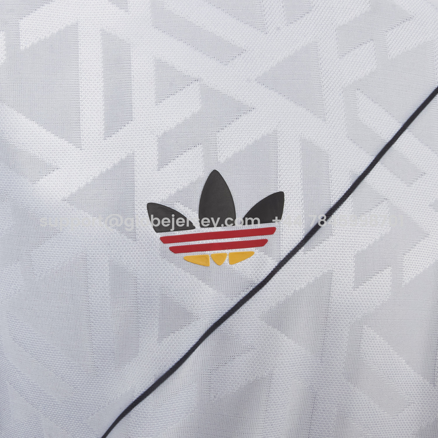 GlobeJersey-Germany 2026 Diagonal Stripes White Special Jersey - Player Version