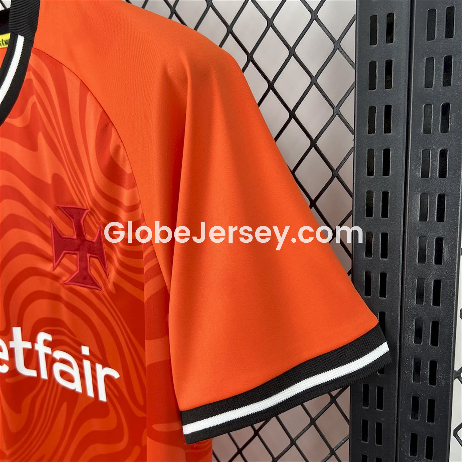 GlobeJersey-Vasco da Gama 25-26 Orange Goalkeeper Jersey - Fans Version