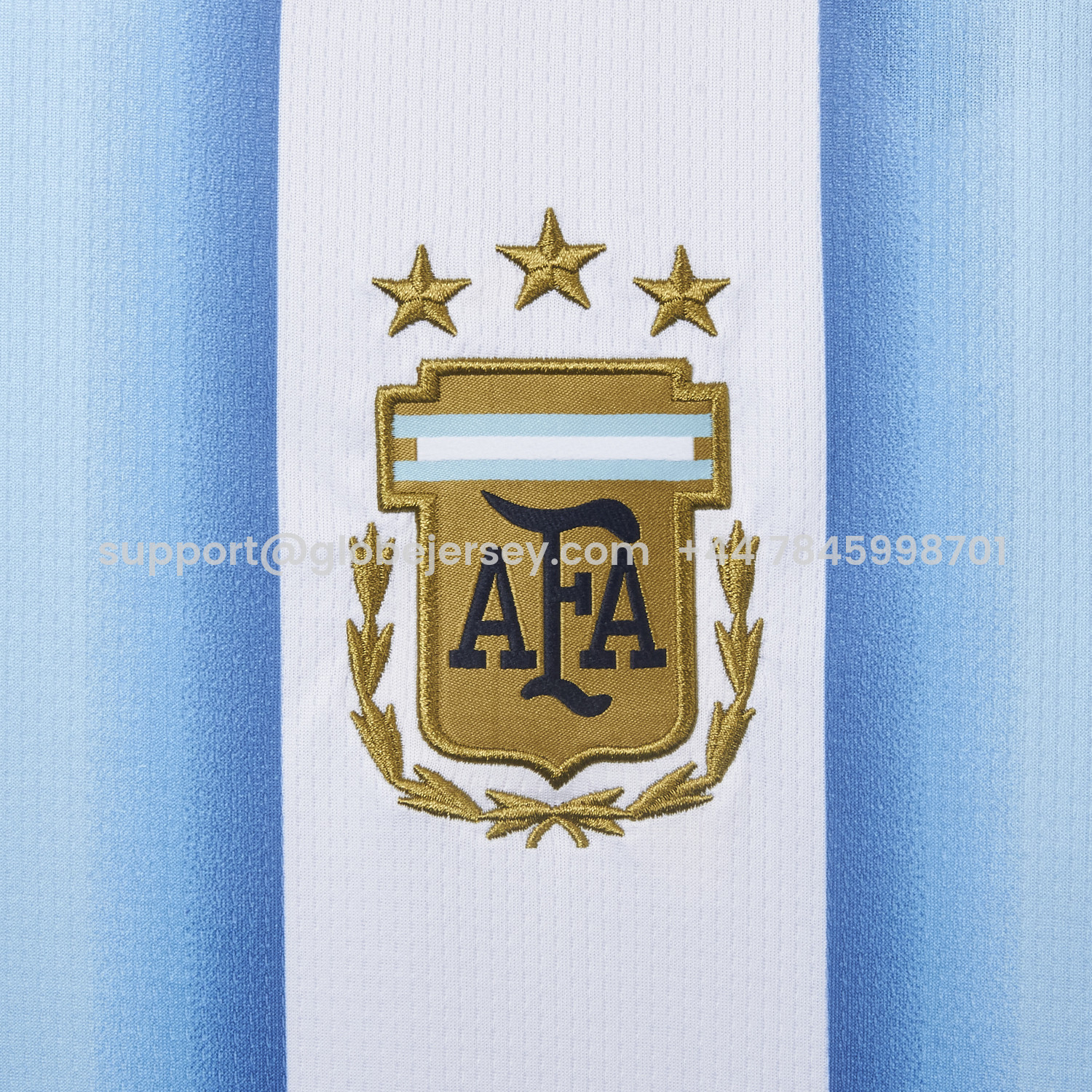 GlobeJersey-Argentina 2026 Home Jersey Without Chest Patch - Fans Version