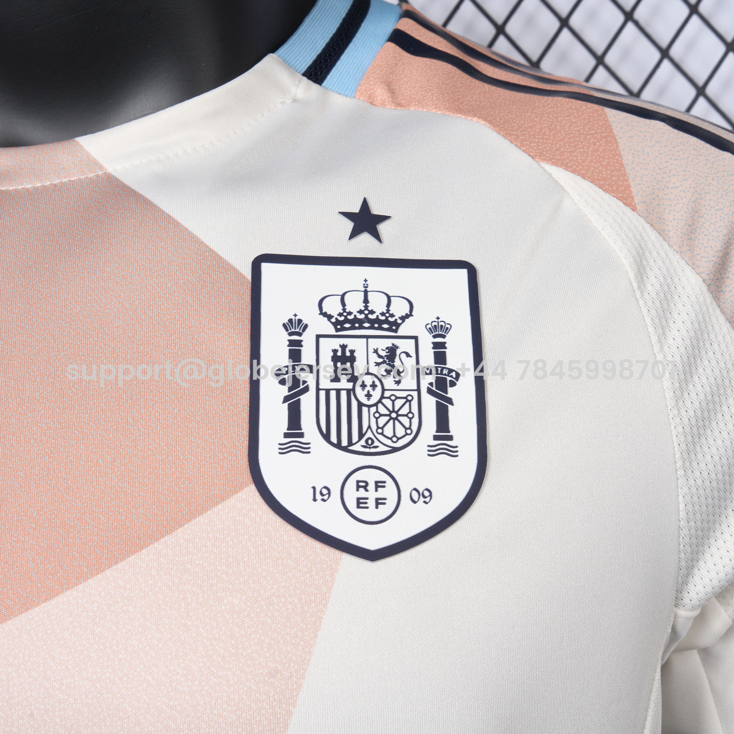 GlobeJersey-Spain 2025 Women's Team Away Jersey - Men's Player Version