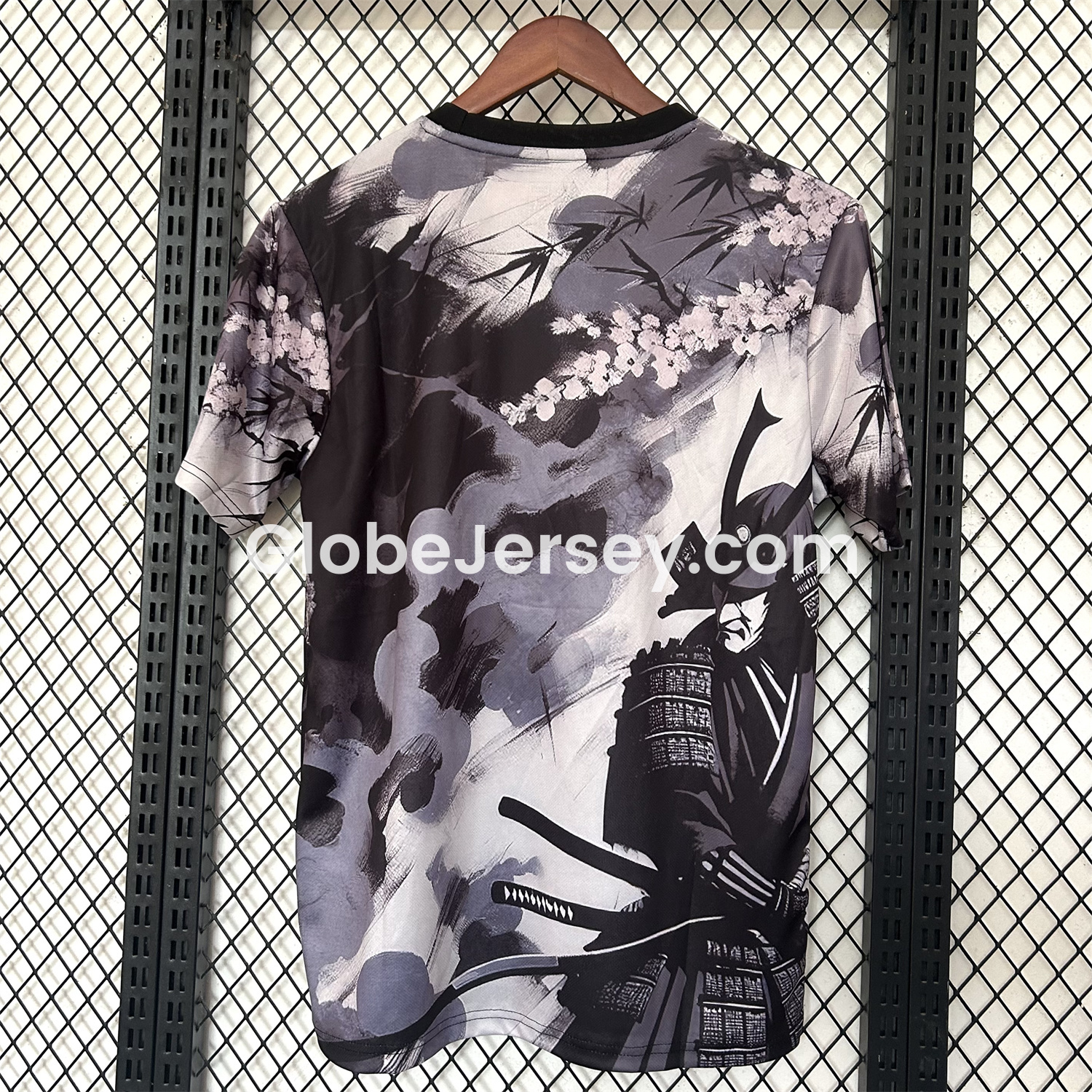 GlobeJersey-Japan 25-26 Black Samurai Under The Cherry Tree Special Jersey - Fans Version
