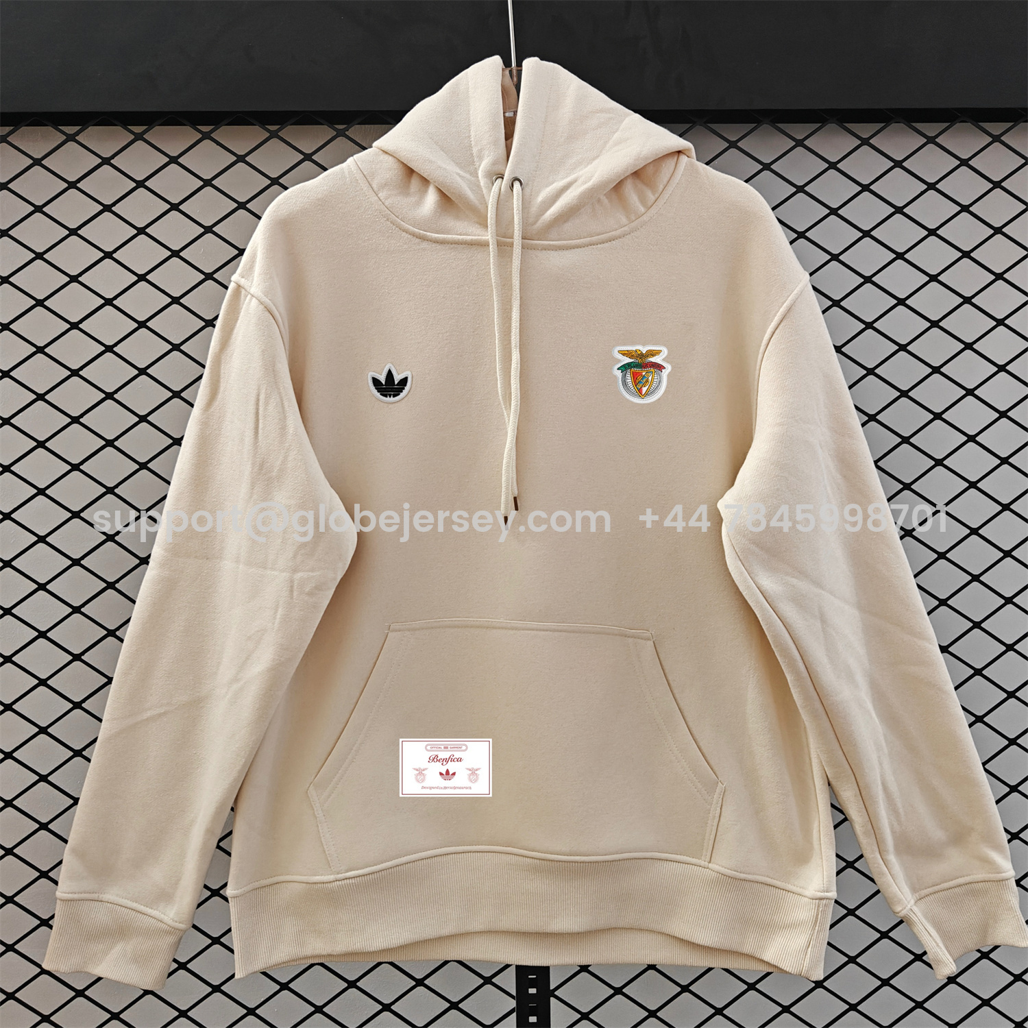 GlobeJersey-Benfica 25-26 Originals Terrace Icon Unisex Pullover Hoodie