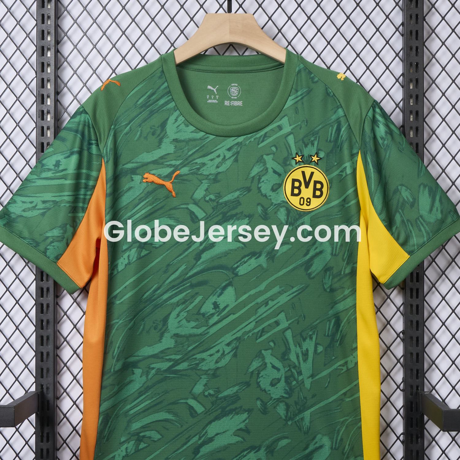 GlobeJersey-Dortmund 25-26 Green Goalkeeper Unsponsored Jersey - Fans Version