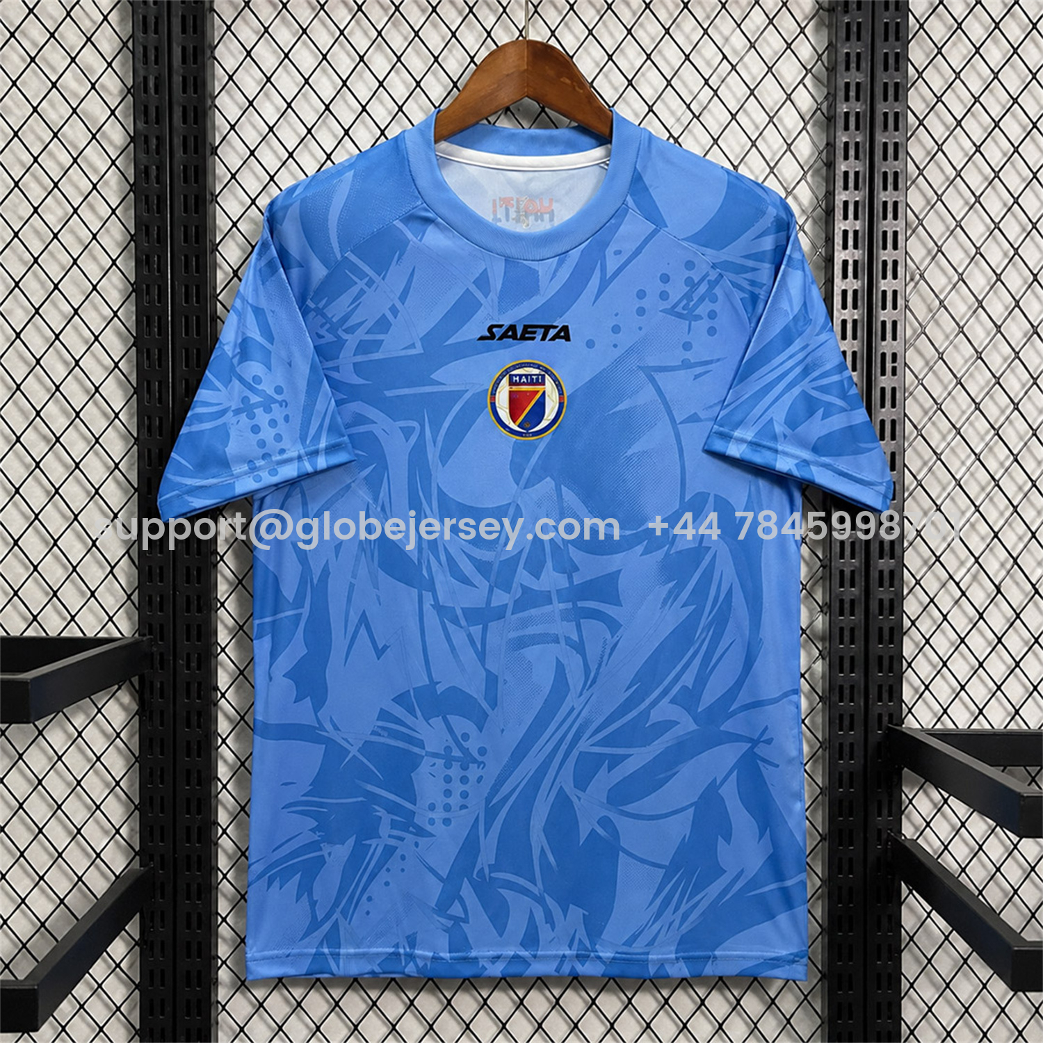 GlobeJersey-Haiti 26-27 Blue Goalkeeper Jersey - Fans Version