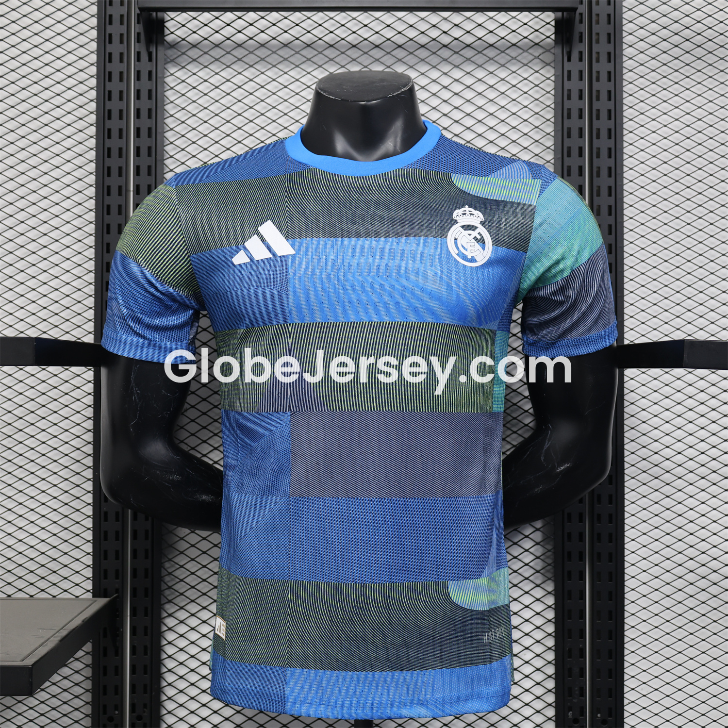 GlobeJersey-Real Madrid 25-26 Blue Pre-Match Traning Jersey - Player Version