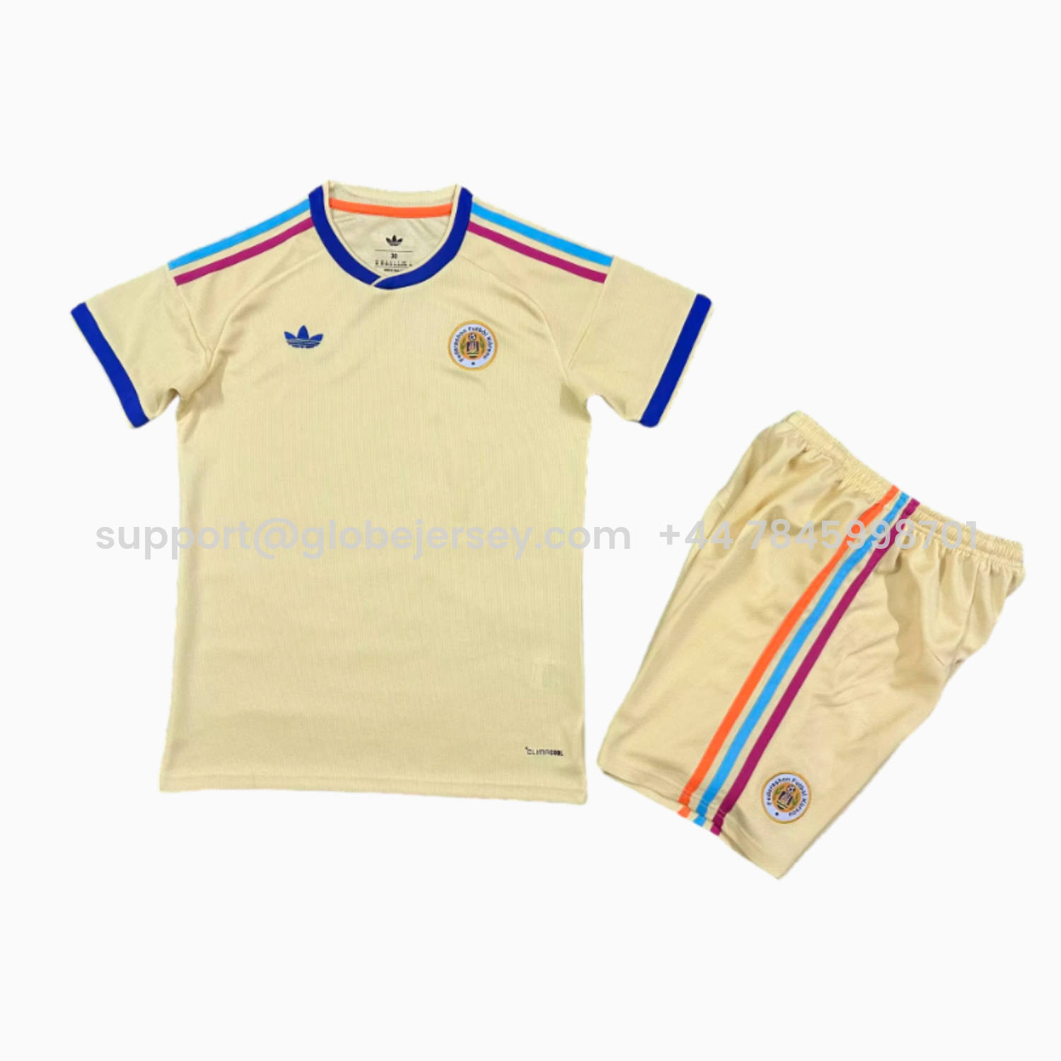 GlobeJersey-Curaçao 25-26 Away Yellow Kids Kit