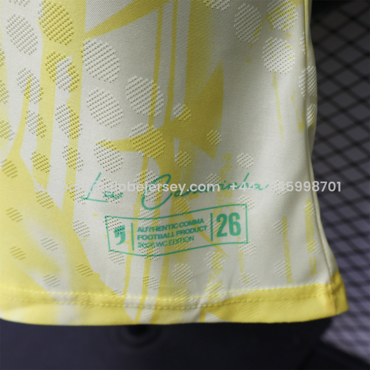 GlobeJersey-Brazil 2026 Light Yellow Special Jersey - Player Version