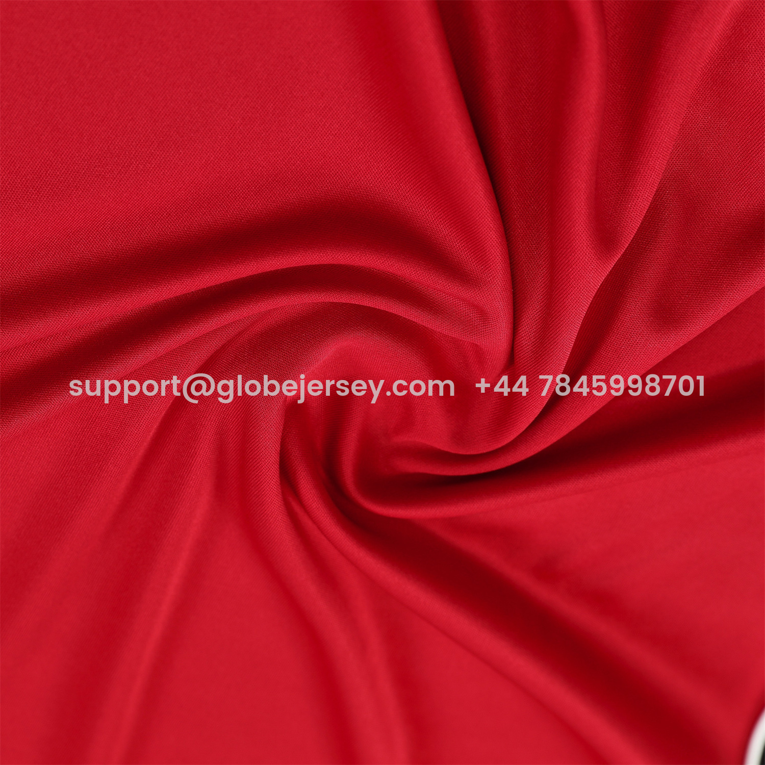 GlobeJersey-Manchester United 25-26 Vest Training Set - Pure Red Vest & Black Shorts