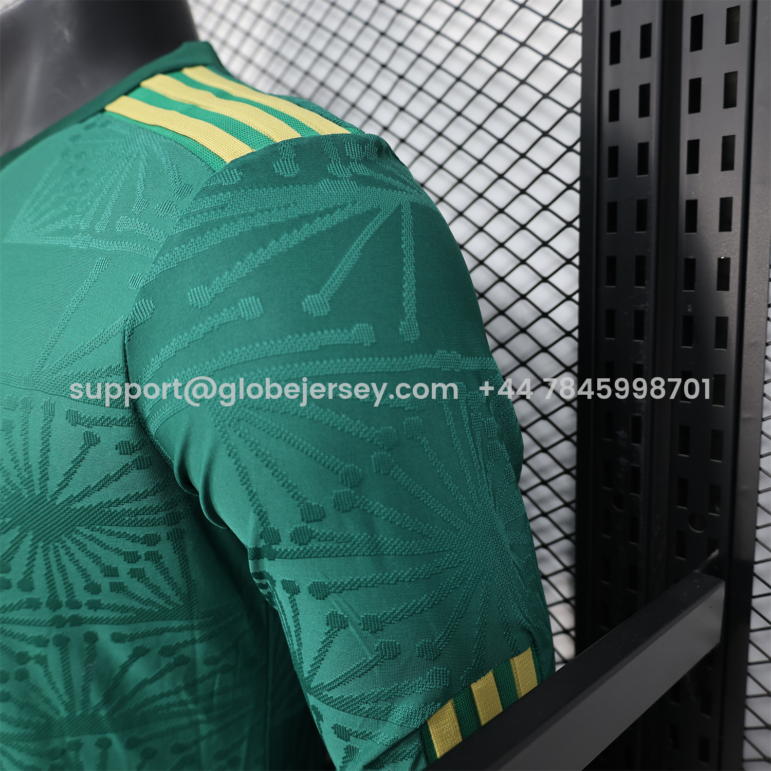 GlobeJersey-Mexico 2025 Gold Cup Green Long Sleeves Jersey - Player Version