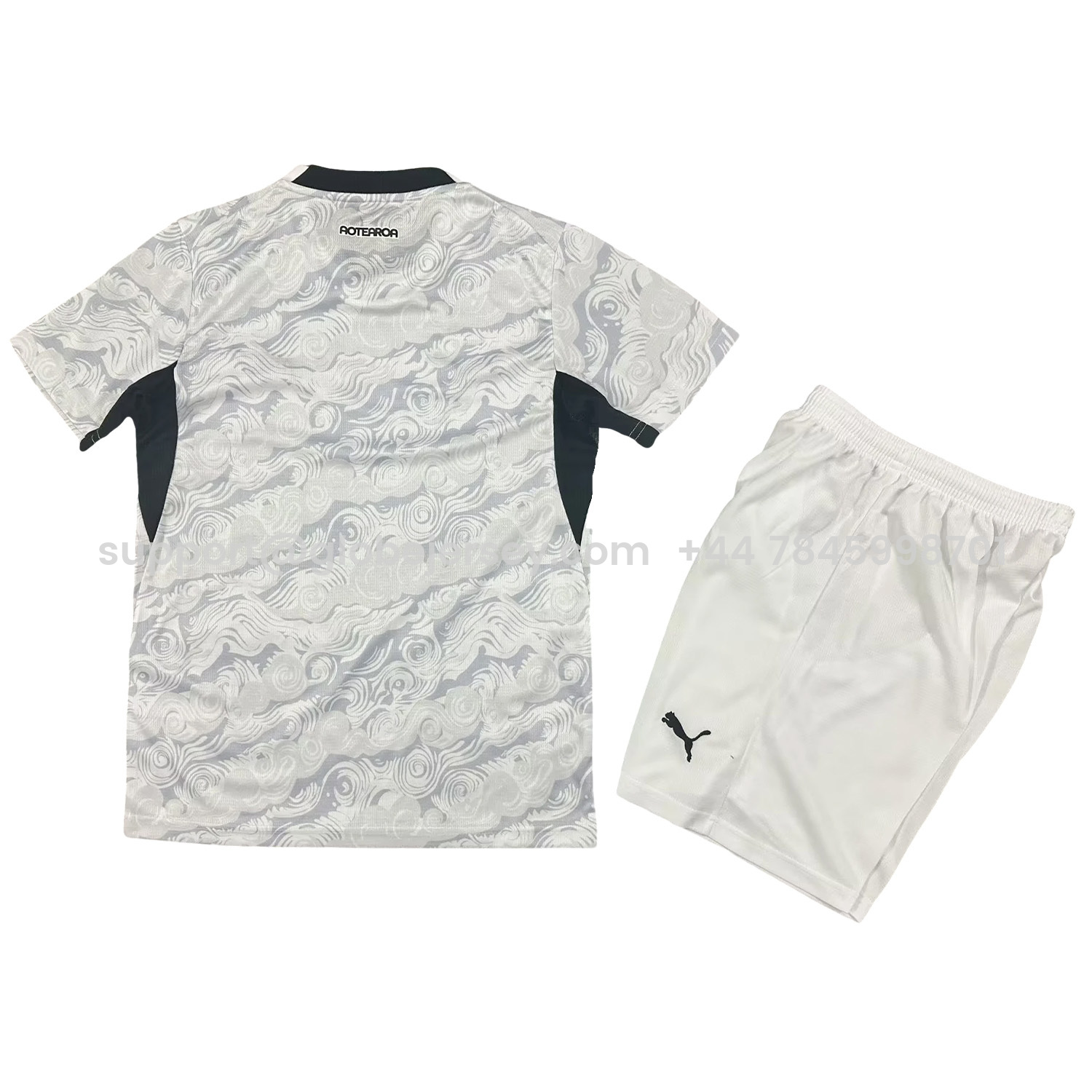 GlobeJersey-New Zealand 2026 Away Kids Kit