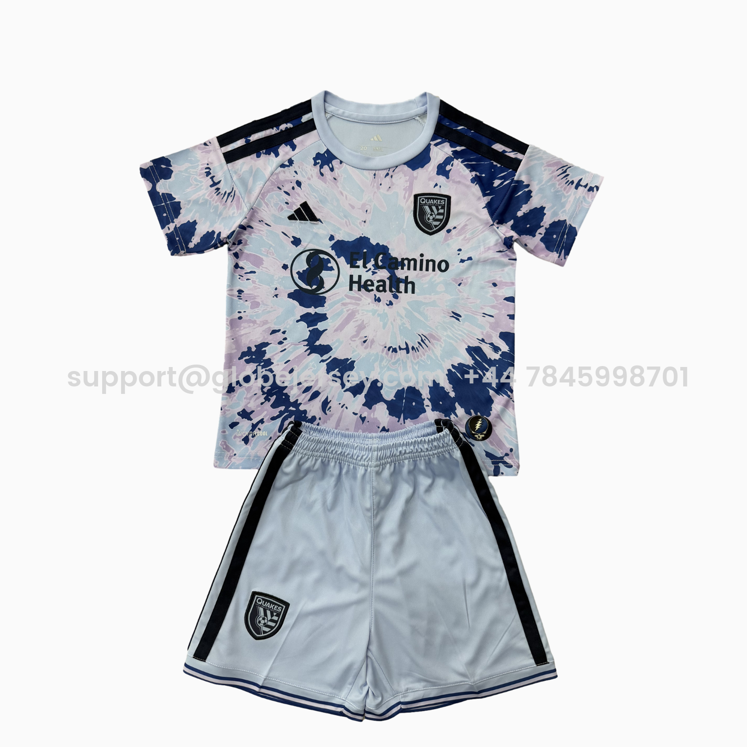GlobeJersey-San Jose Earthquakes 26-27 Away Kids Kit