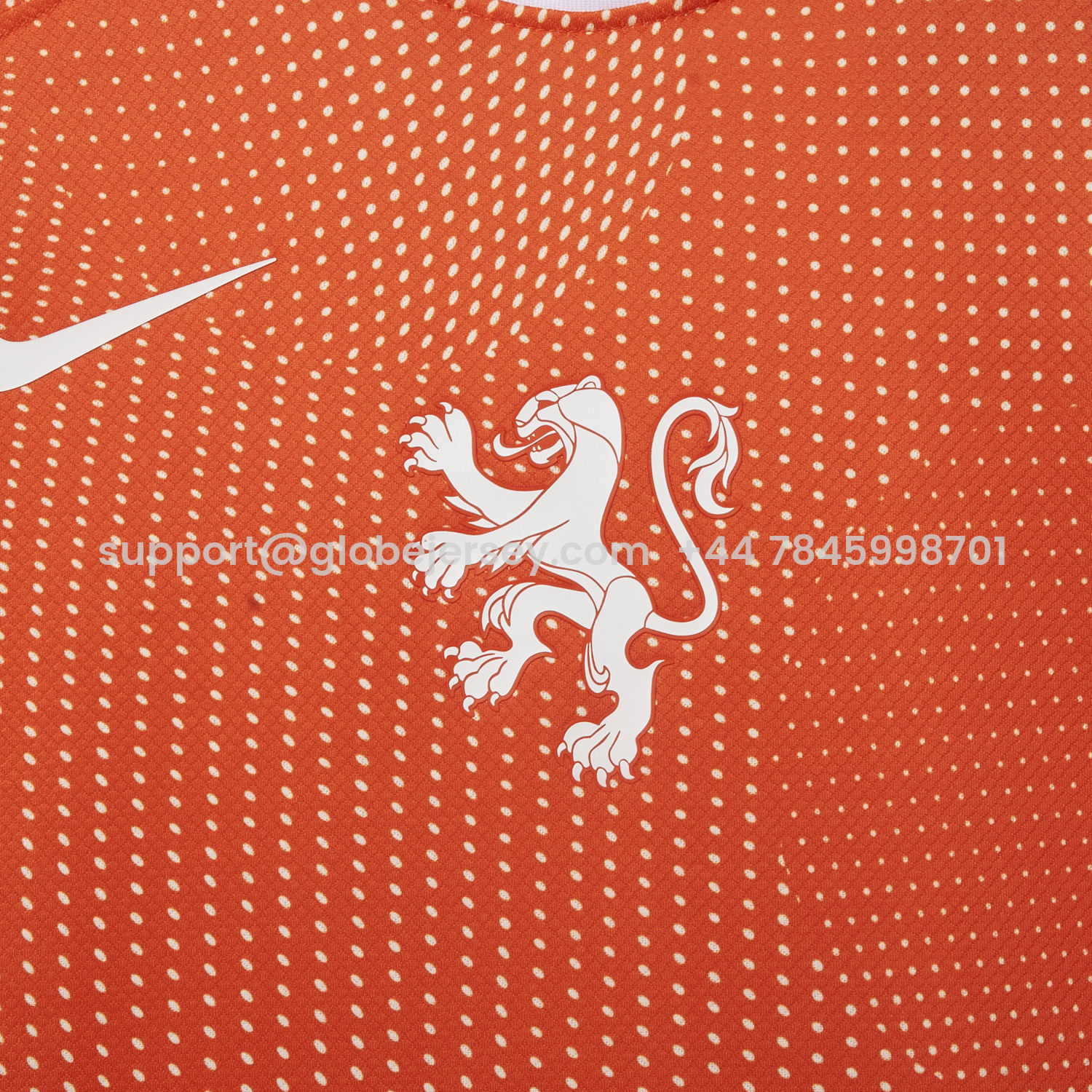 GlobeJersey-Netherlands 25-26 Women's Team Home Jersey - Men's Fans Version