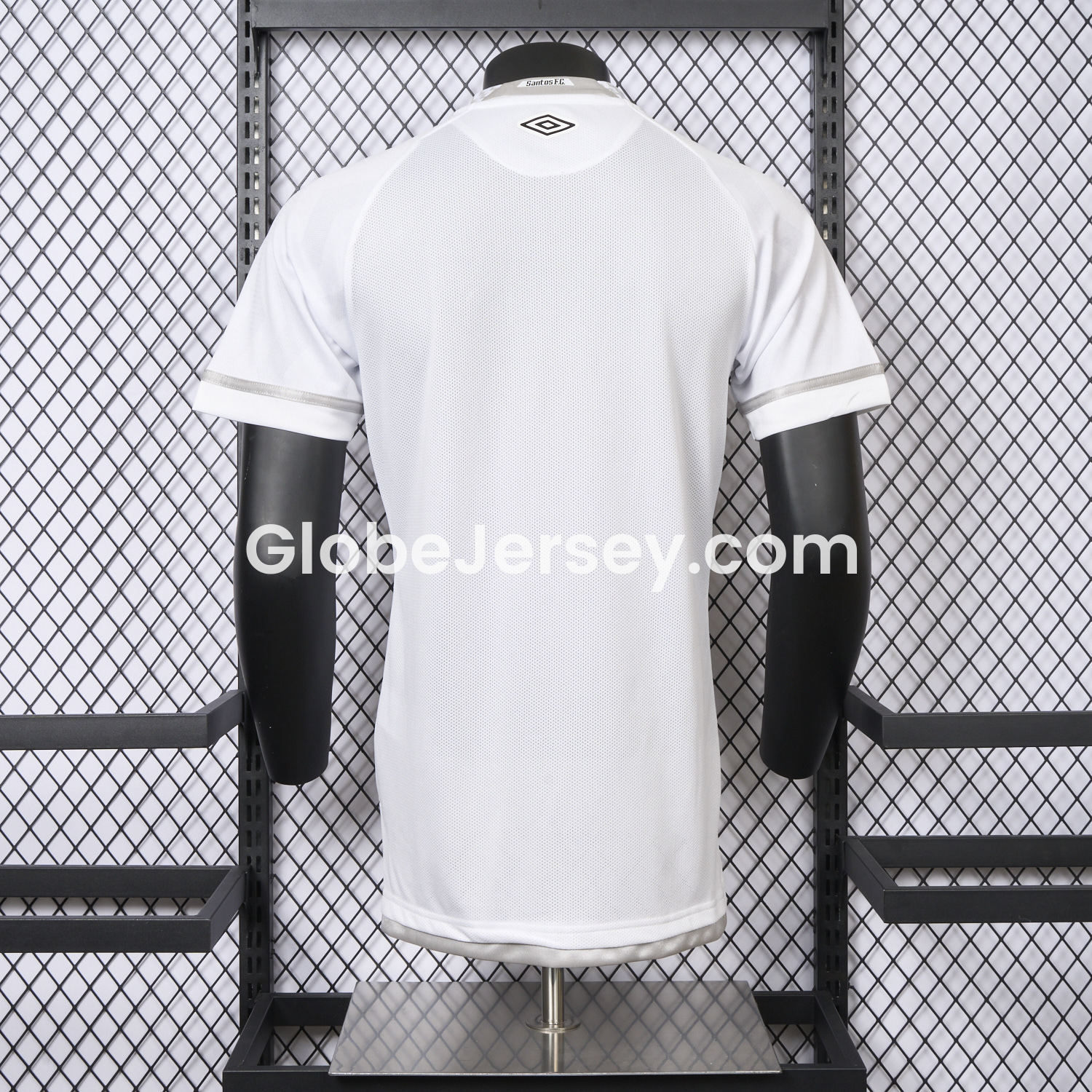 GlobeJersey-Santos 2025-26 Home Unsponsored Jersey - Player Version