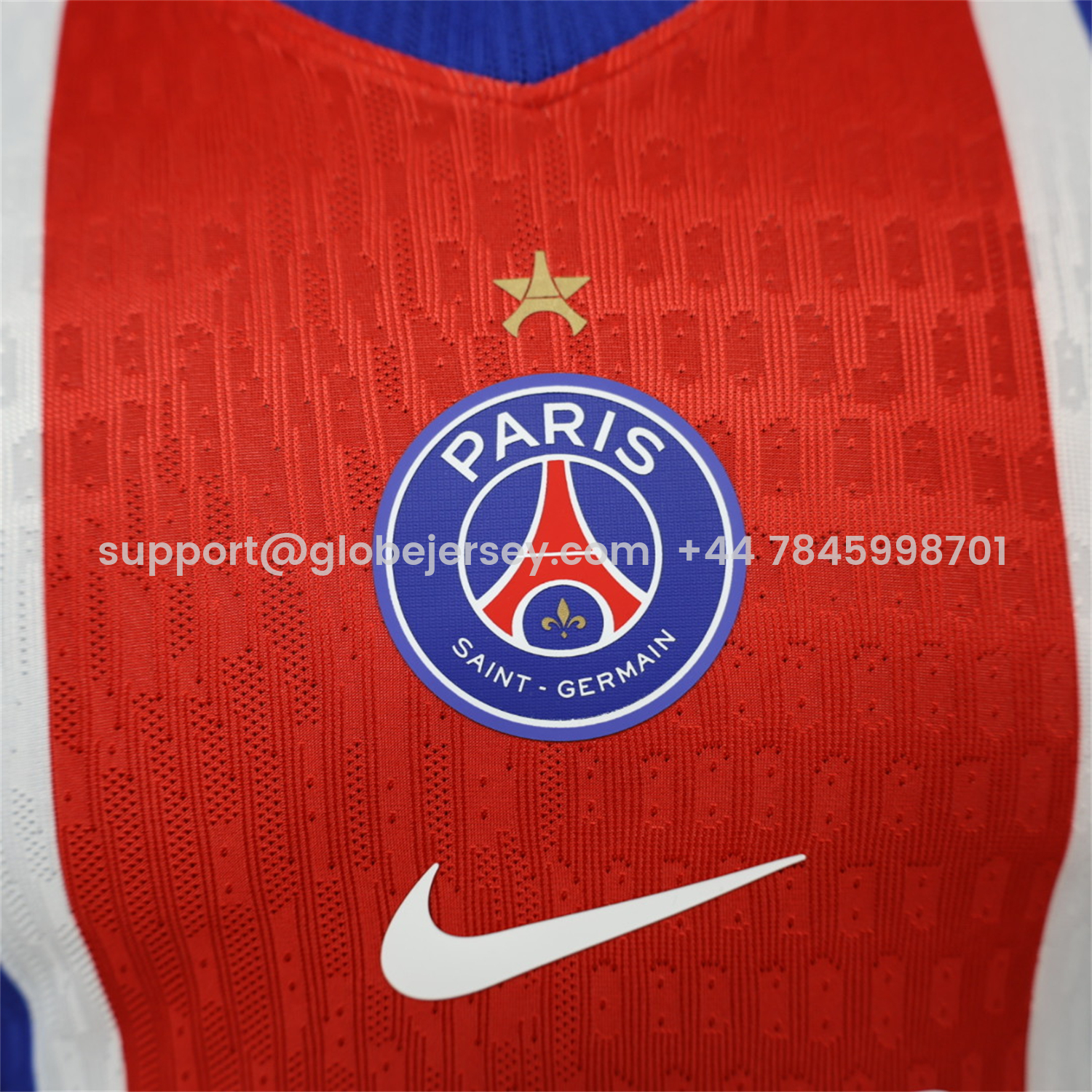GlobeJersey-Paris Saint-Germain PSG 26-27 Home Jersey With Star - Player Version