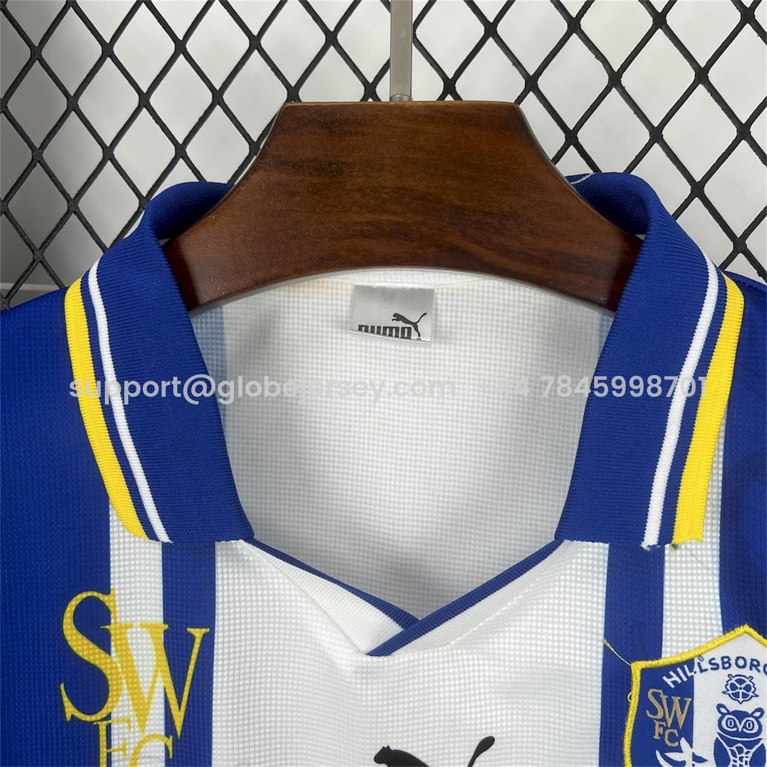 GlobeJersey-Retro Sheffield Wednesday 1996-97 Home Jersey