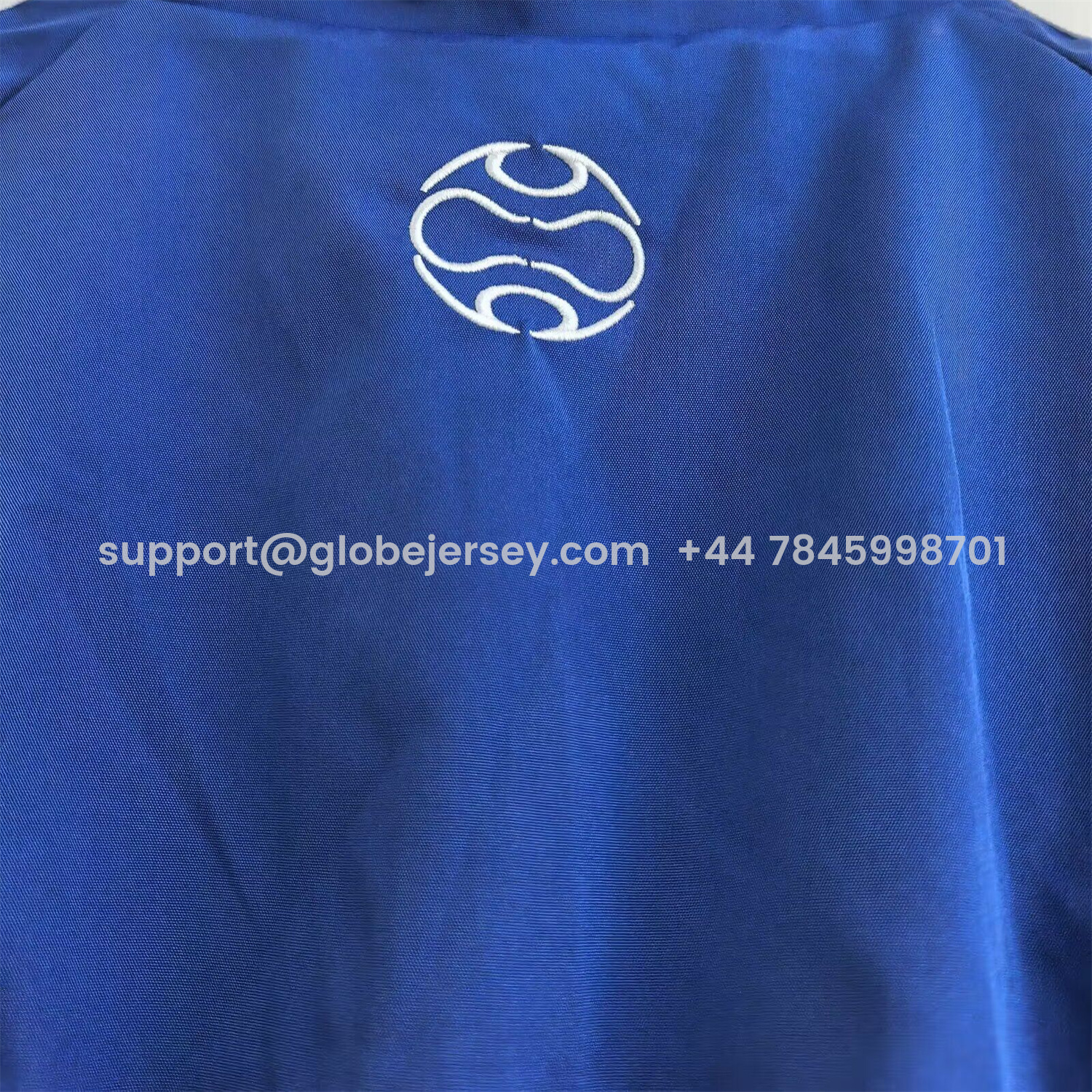 GlobeJersey-Retro Greece 2006 Vintage Style Windbreaker - White & Black