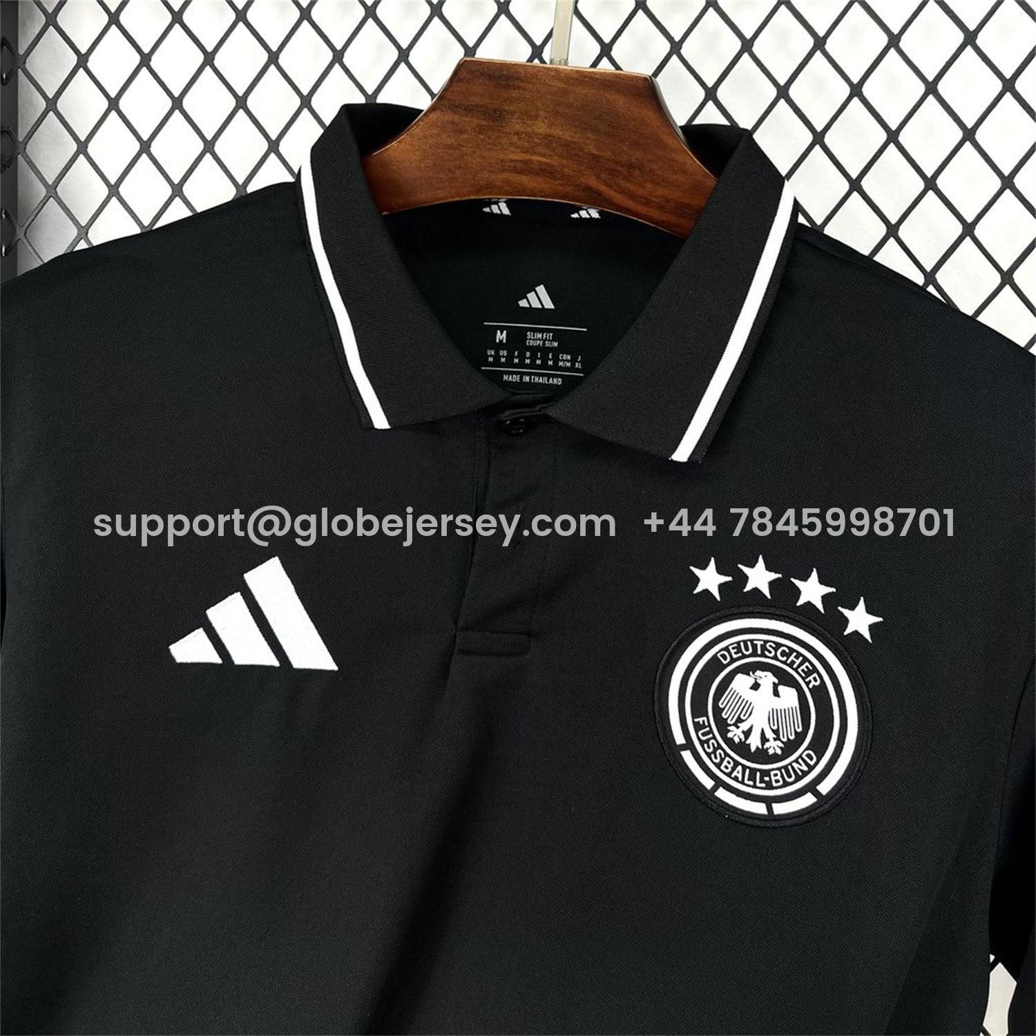 GlobeJersey-Germany 2026 Black Special Edition Polo Jersey - Fans Version