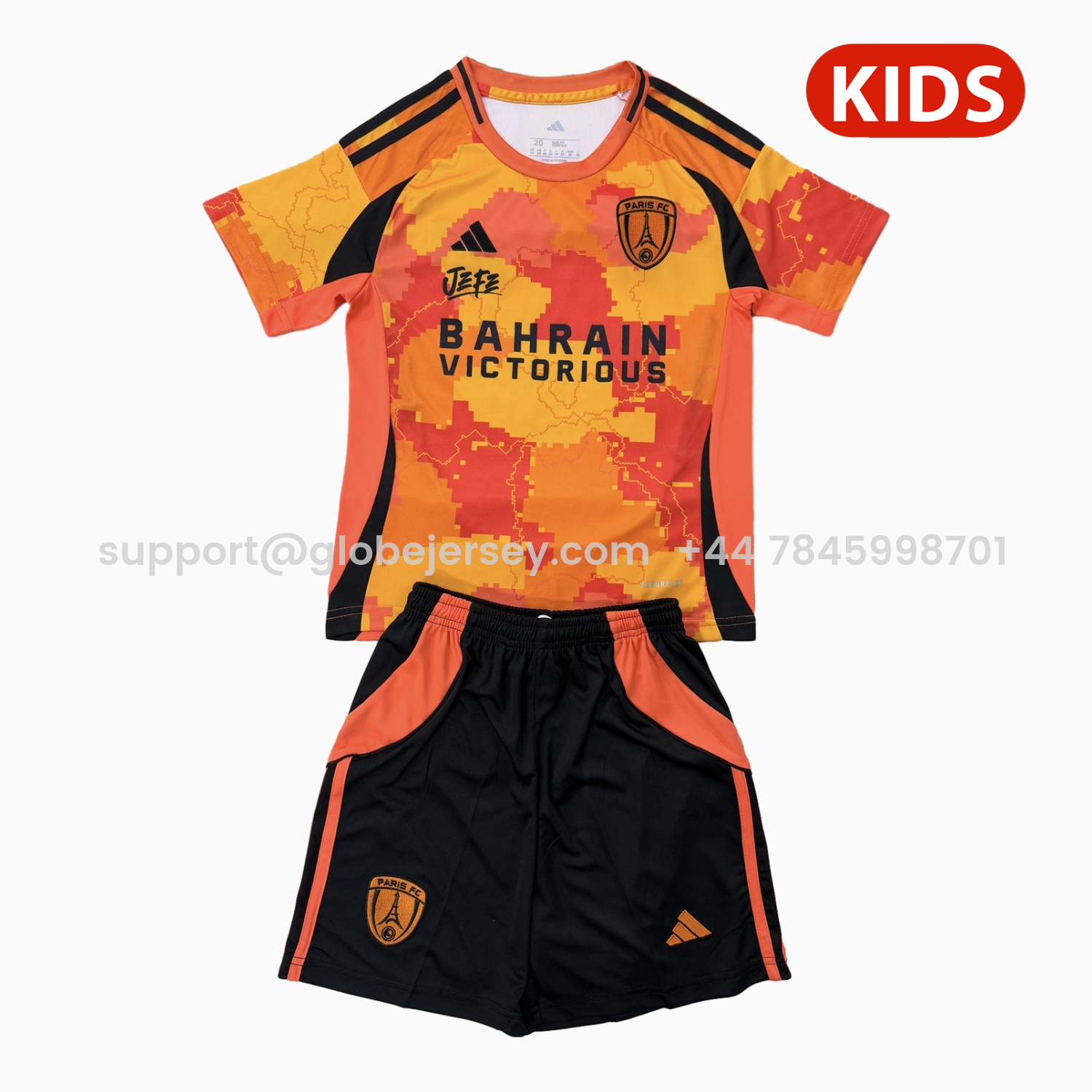 GlobeJersey-Paris FC 25-26 Third Kids Kit