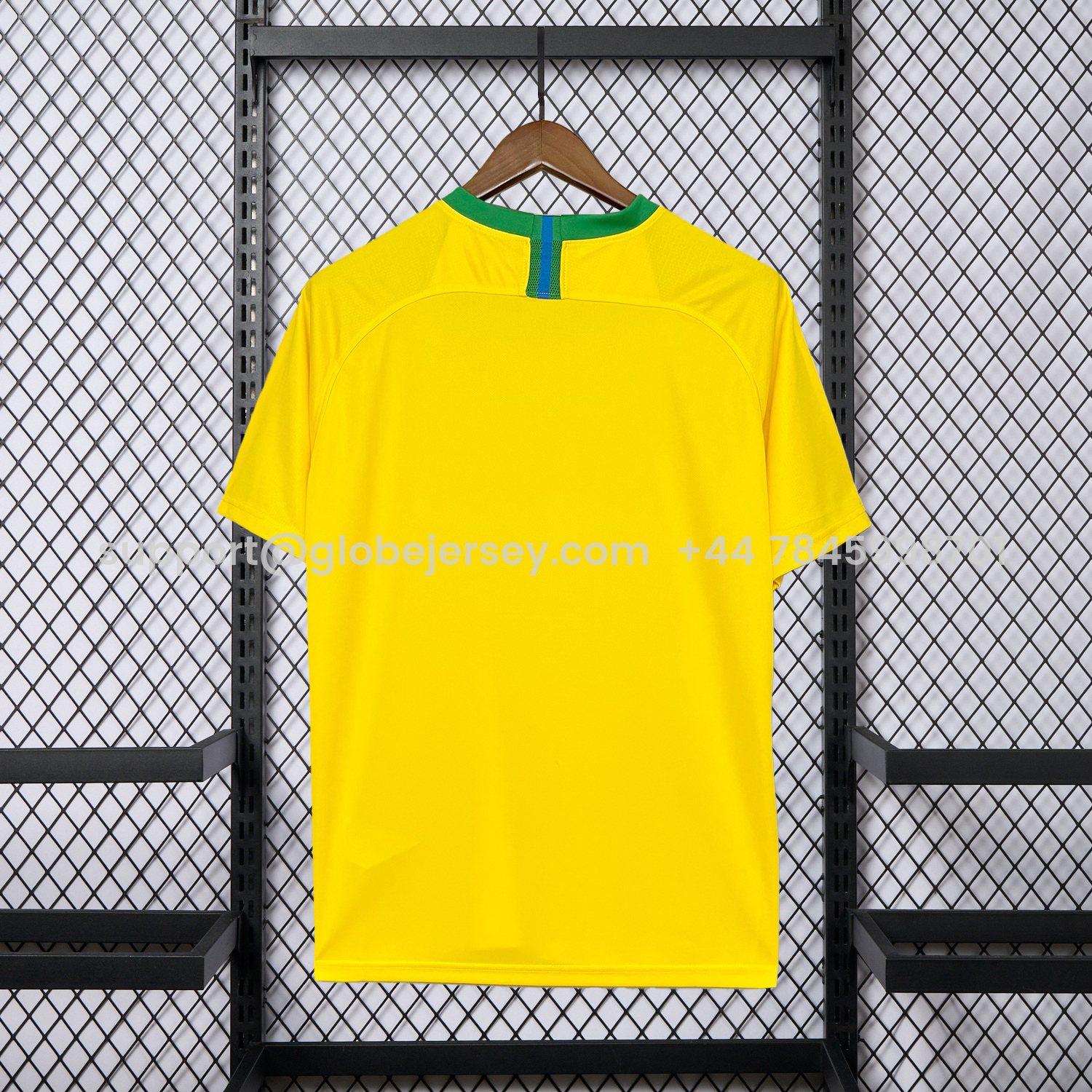 GlobeJersey-Retro Brazil 2018 Home Jersey