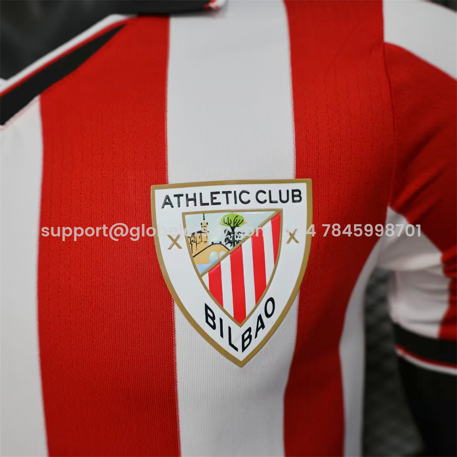 GlobeJersey-Athletic Bilbao 25-26 Home Jersey - Player Version