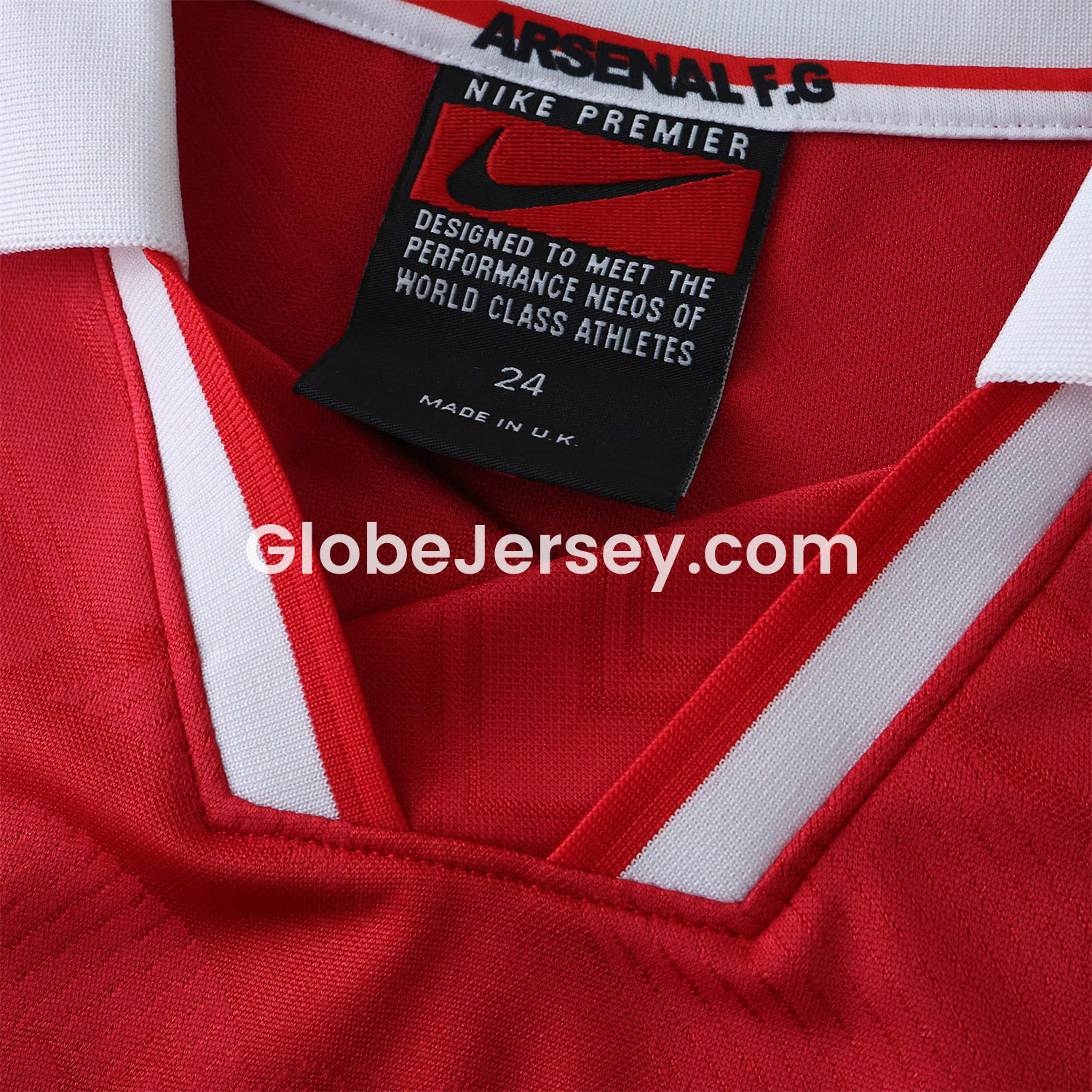 GlobeJersey-Retro Arsenal 1996-97 Home Kids Kit