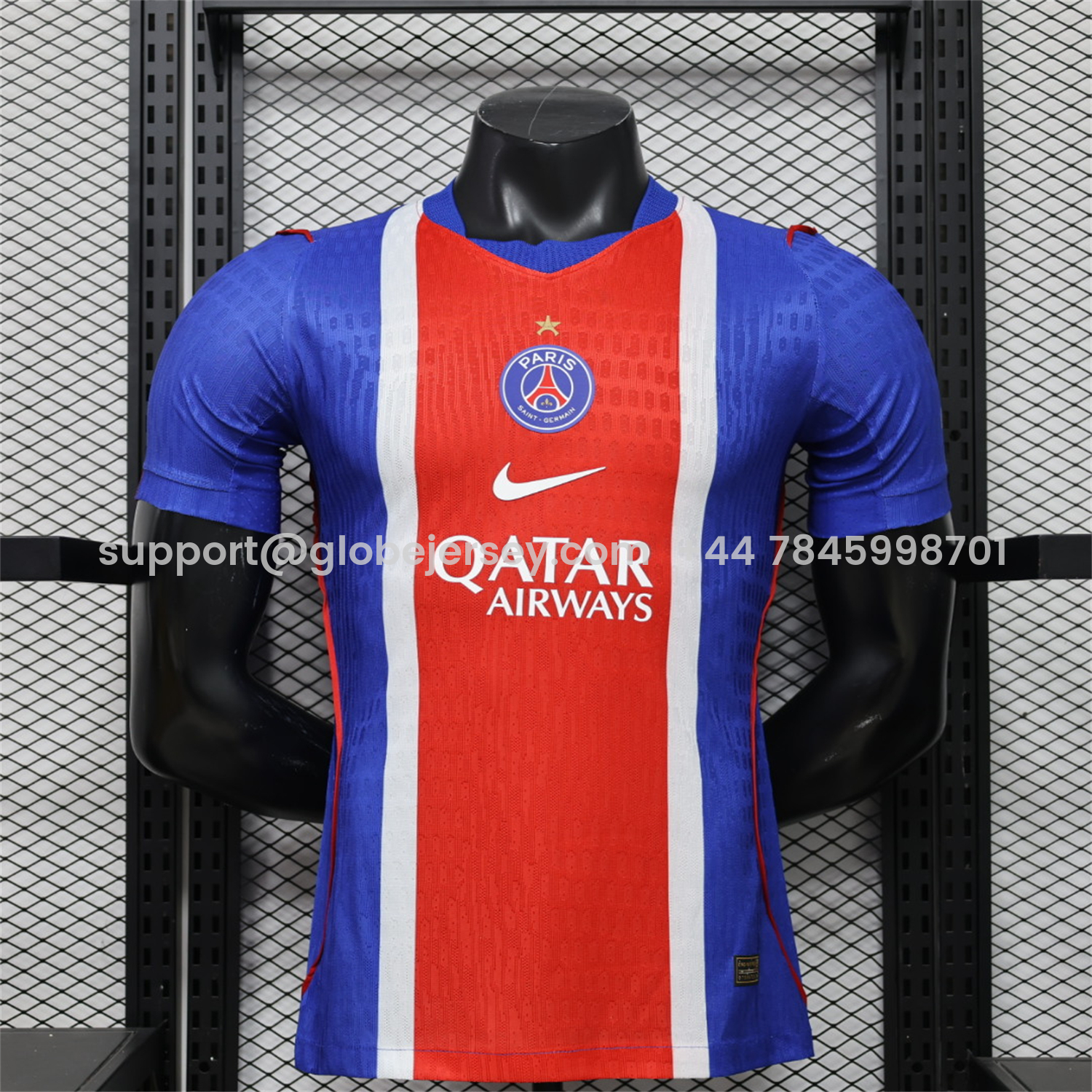 GlobeJersey-Paris Saint-Germain PSG 26-27 Home Jersey With Star - Player Version