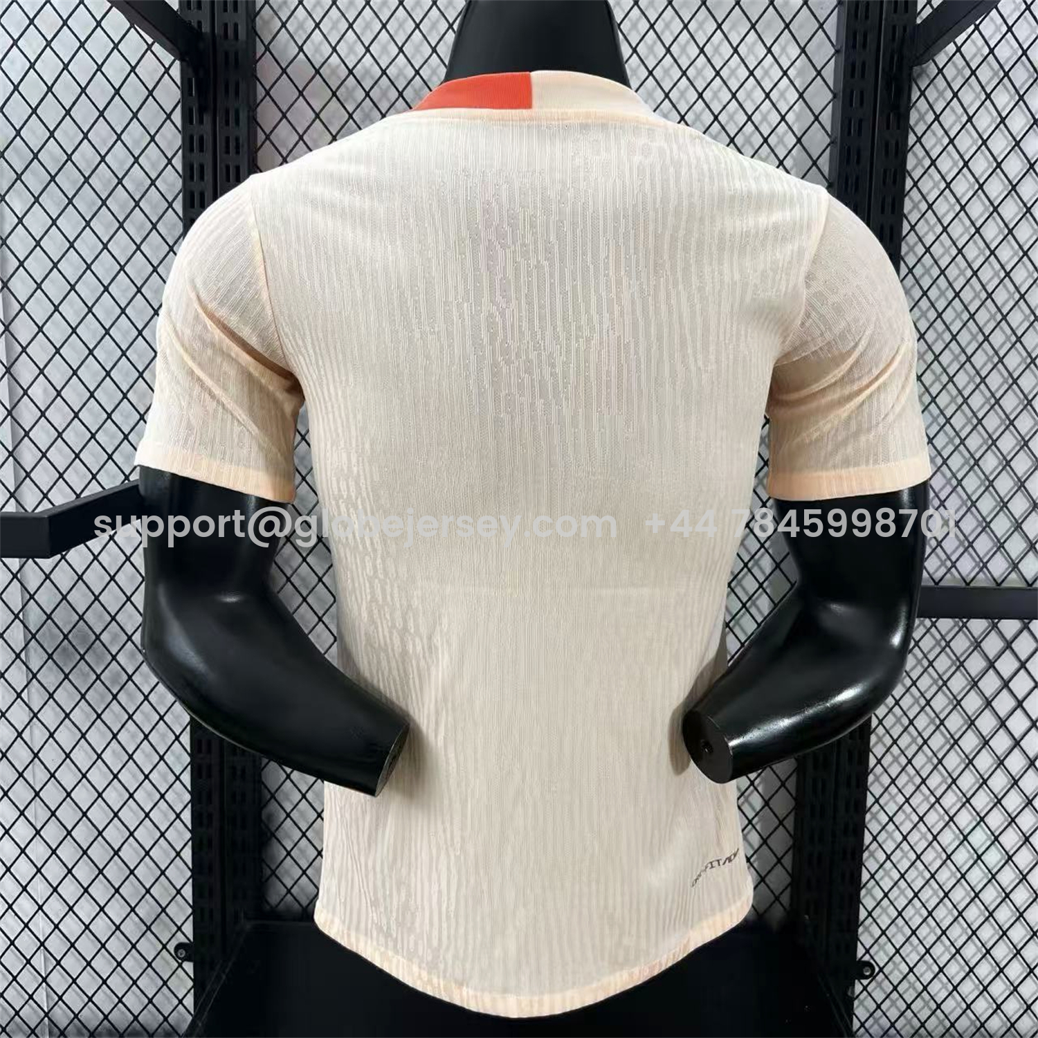 GlobeJersey-Barcelona 25-26 Beige Pre-Match Jersey - Player Version