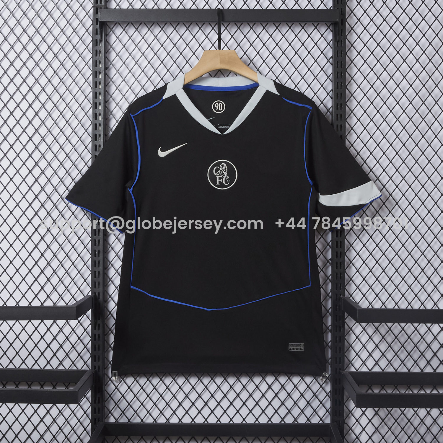 GlobeJersey-C.H.E.L.S.E.A 25-26 Third Unsponsored Black Jersey - Fans Version
