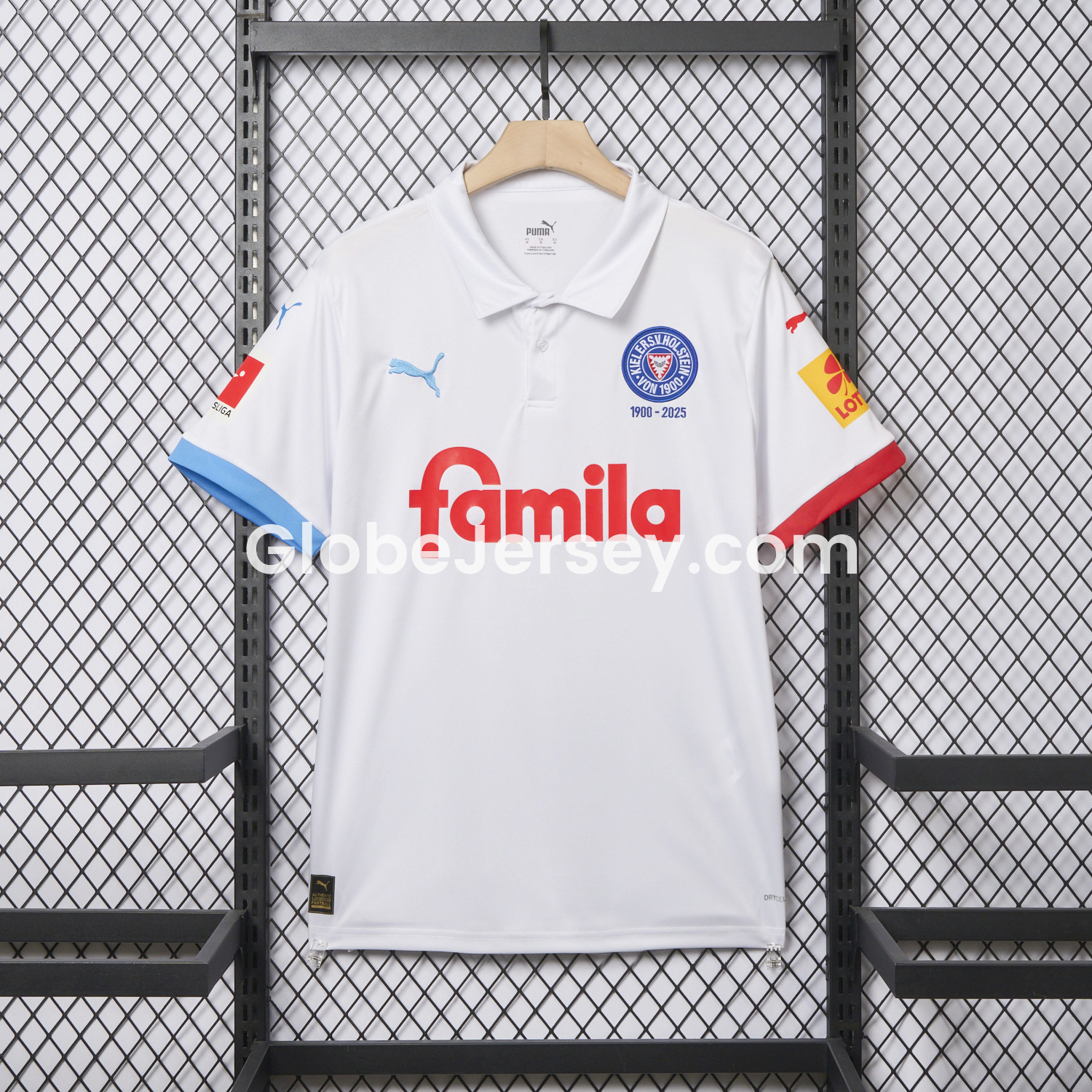 GlobeJersey-Holstein Kiel 2025 125th Anniversary Jersey - Fans Version