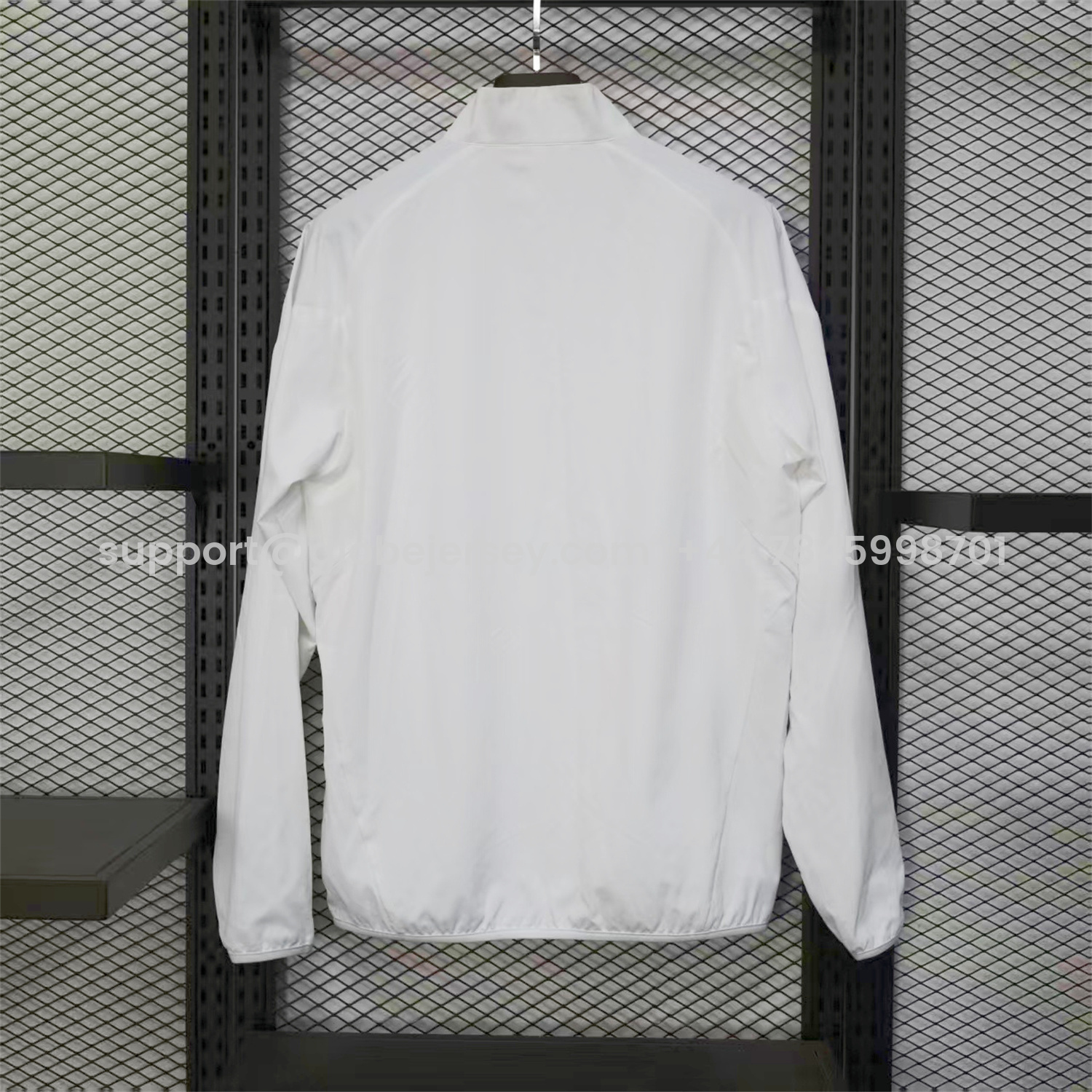 GlobeJersey-Real Madrid 25-26 White Windbreaker Jacket