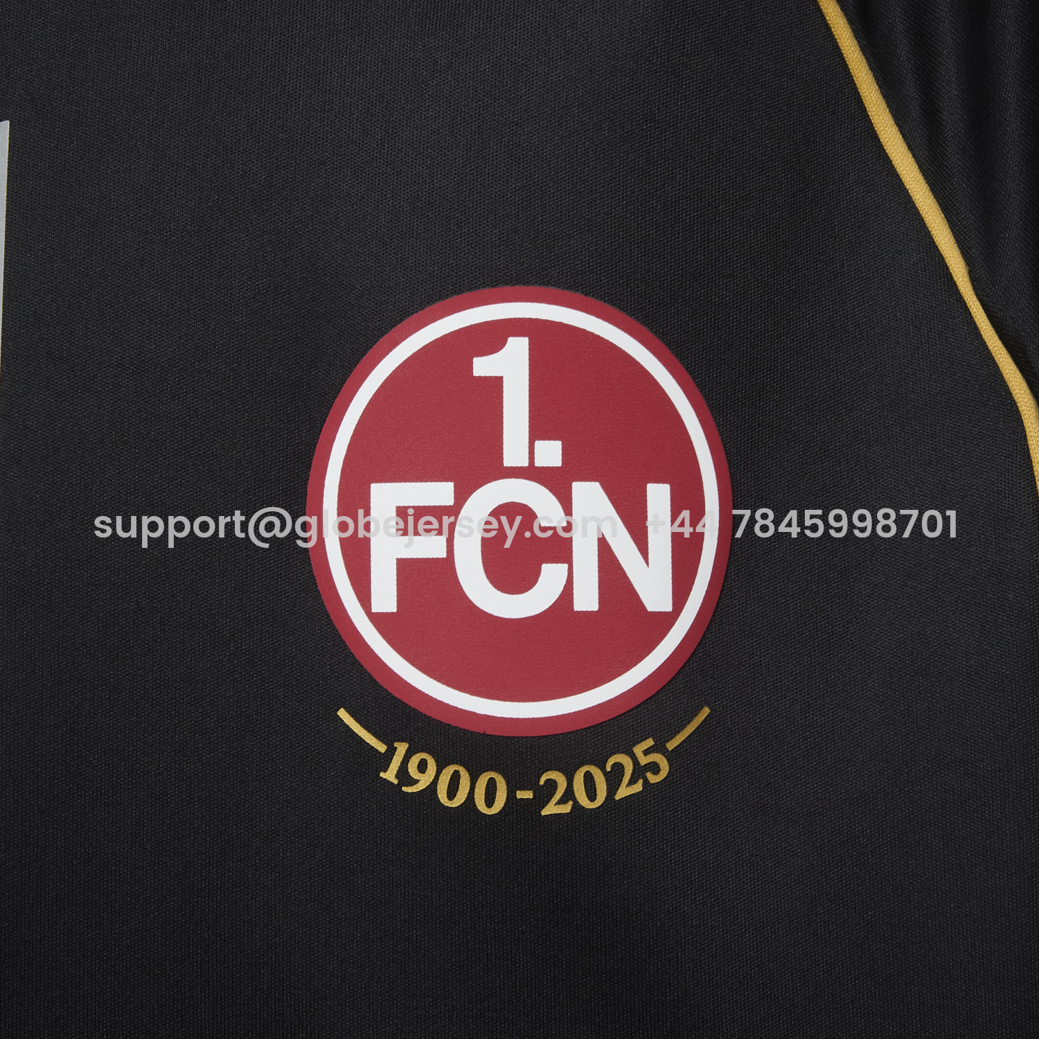 GlobeJersey-Nürnberg 25-26 Black 125-Year Anniversary Jersey - Fans Version