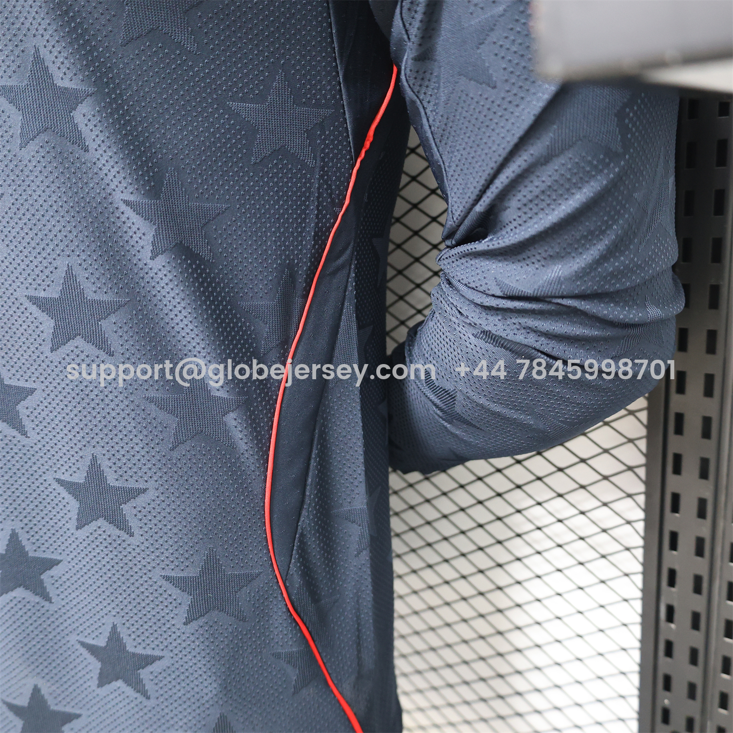 GlobeJersey-United States USA 2026 Away Long Sleeves Jersey - Player Version