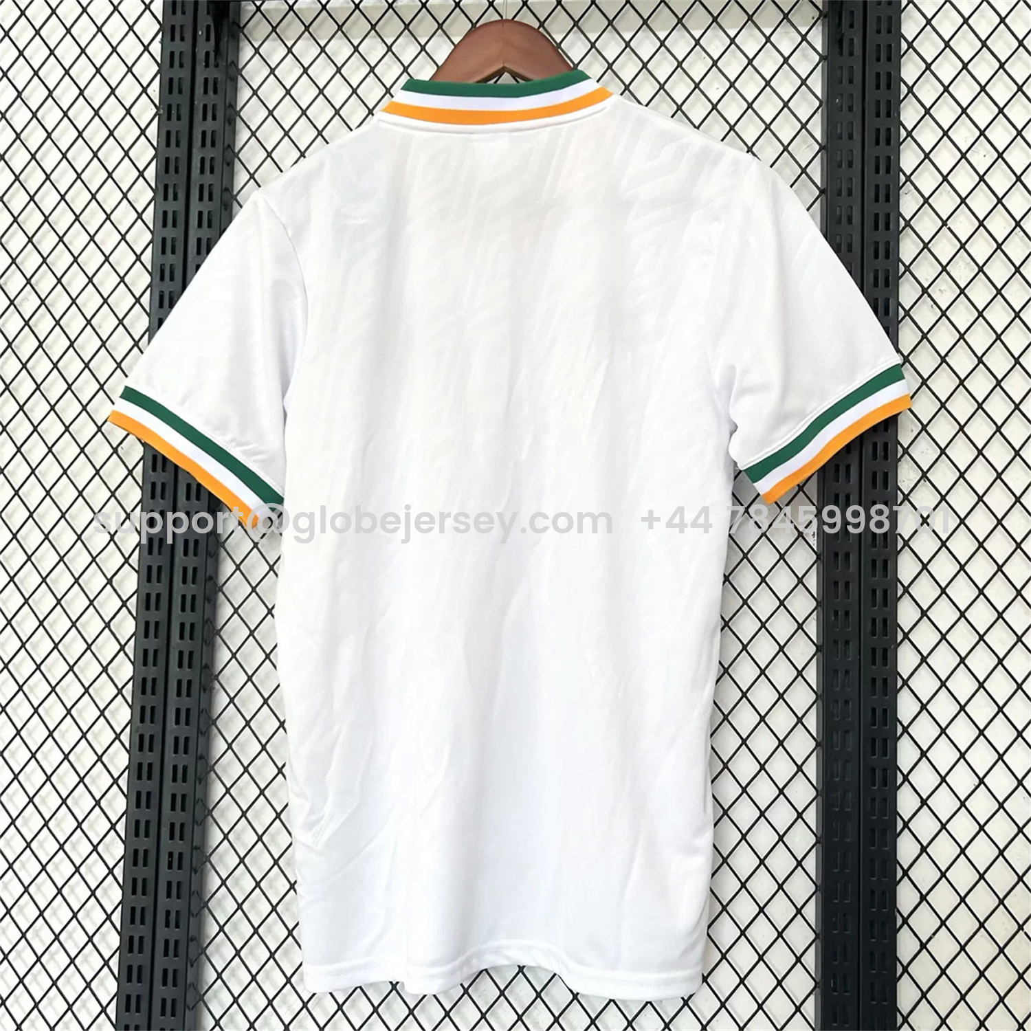 GlobeJersey-Ireland 2026 St. Patrick's Day White Jersey - Fans Version