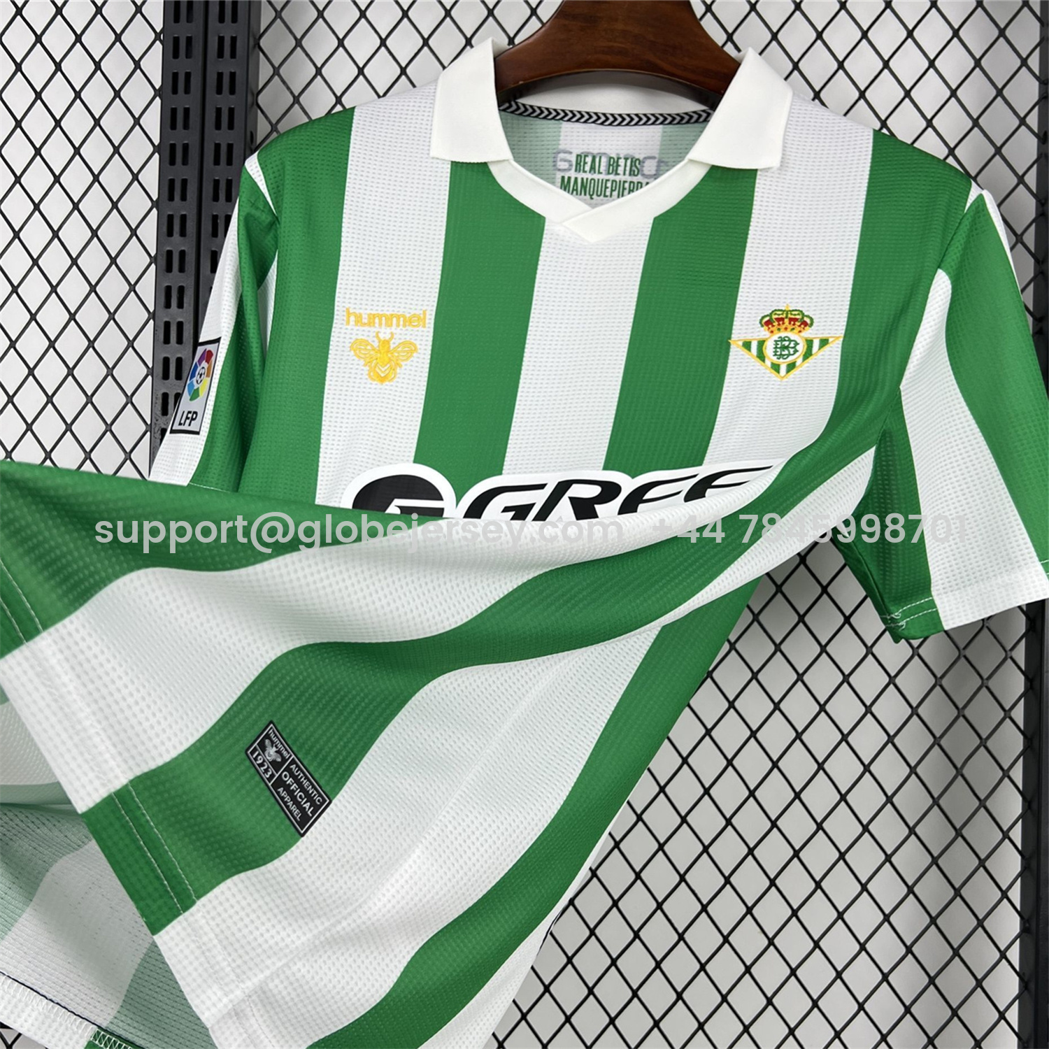 GlobeJersey-Real Betis 25-26 Retro Style Green Polo Jersey - Fans Version