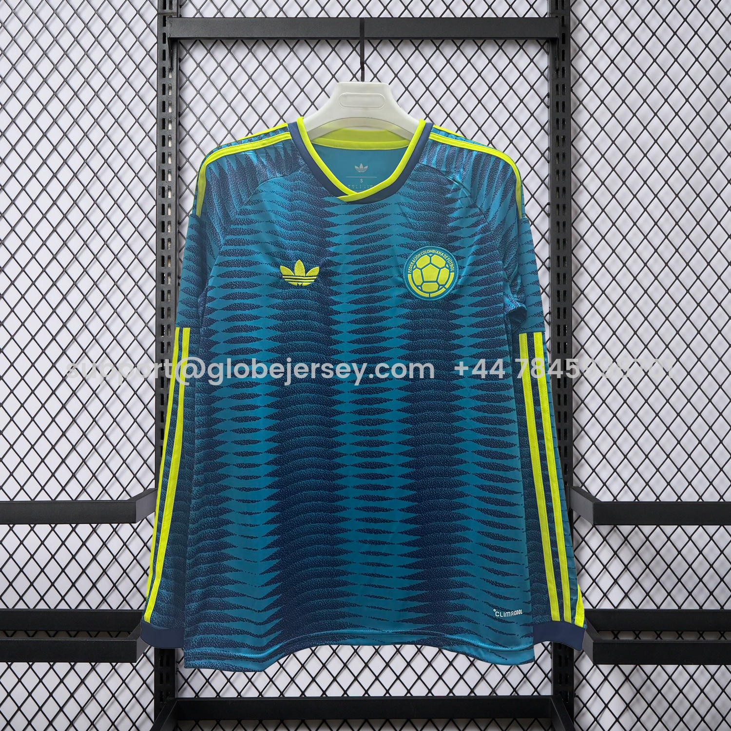 GlobeJersey-Colombia 2026 Away Long Sleeves Jersey - Fans Version