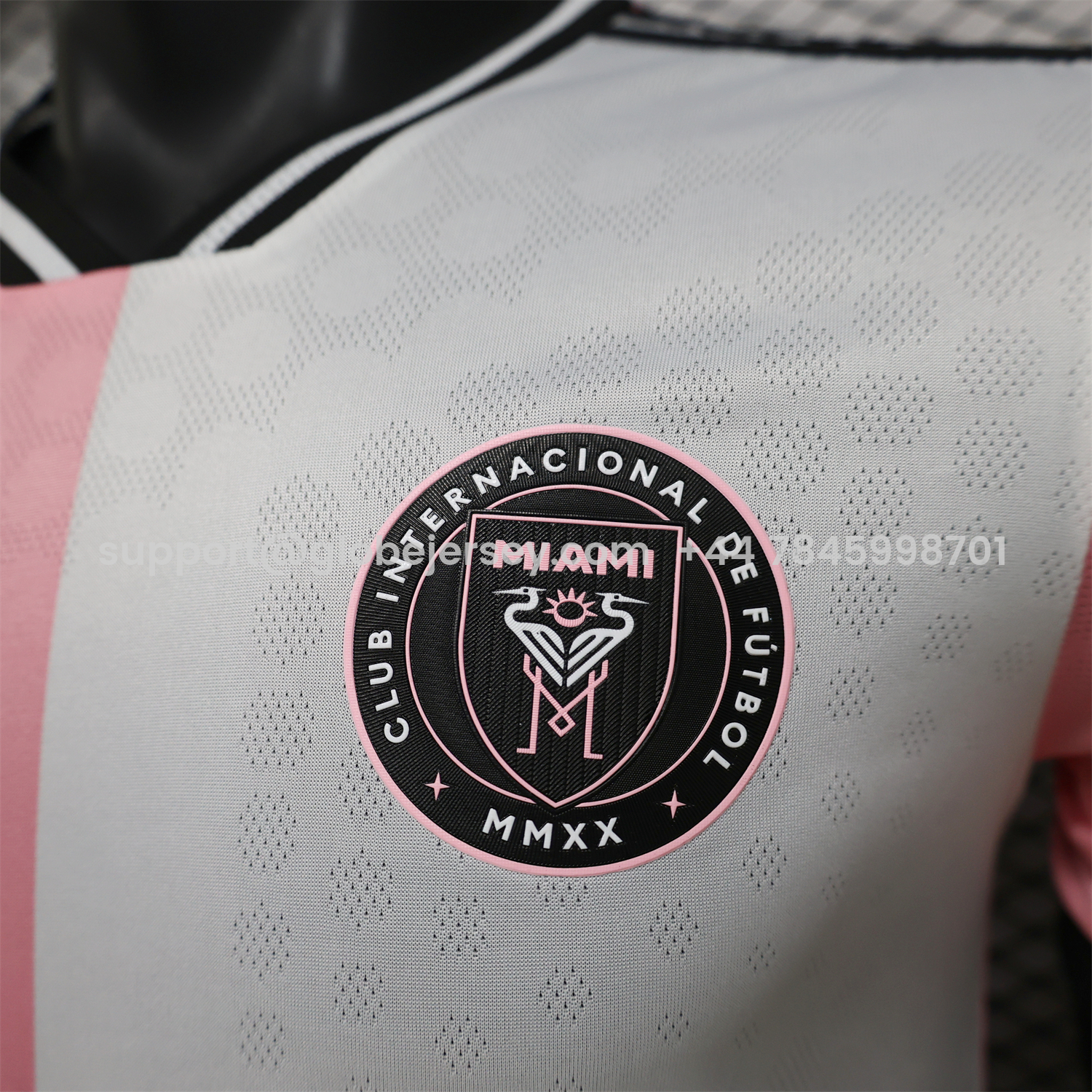 GlobeJersey-INT M.A.M 26-27 Pink White Special Jersey - Player Version