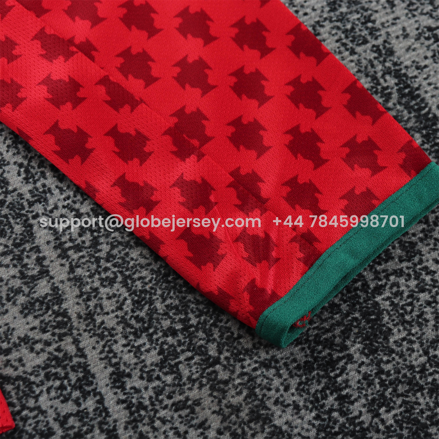 GlobeJersey-Retro Portugal 2004 Home Long Sleeves Kids Kit