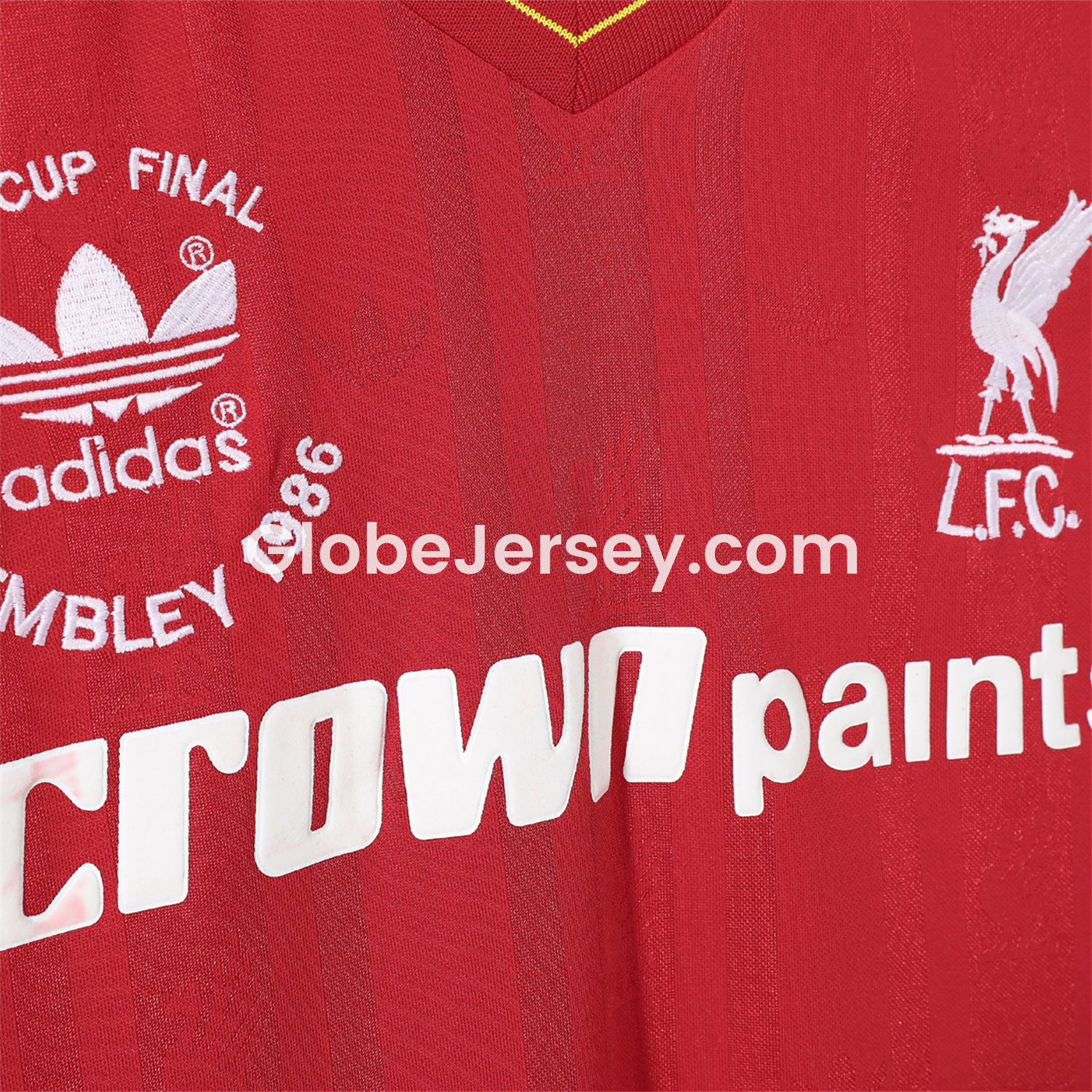 GlobeJersey-Retro Liver.pool 1986 Home Long Sleeves Jersey - FA CUP FINAL Version