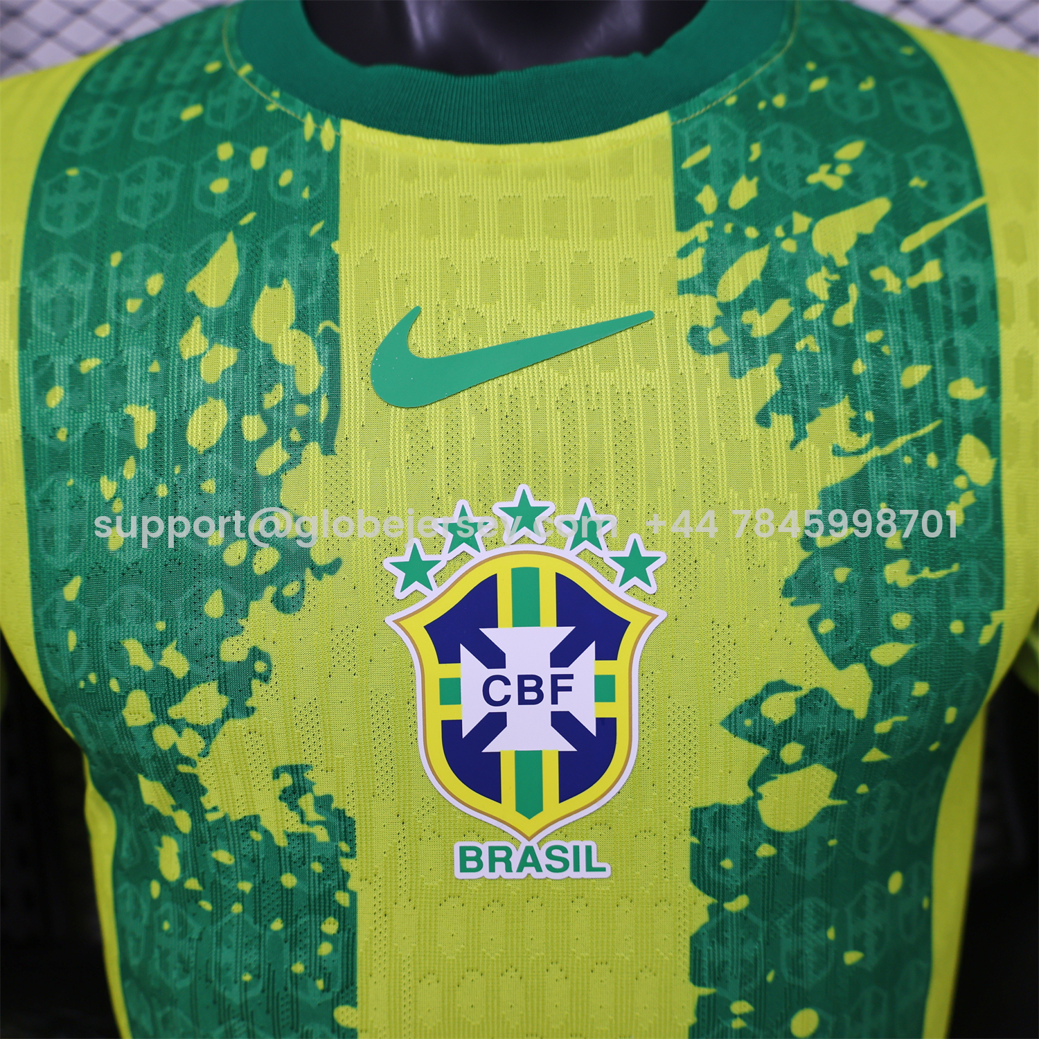 GlobeJersey-Brazil 2026 Yellow And Green Special Jersey - Player Version
