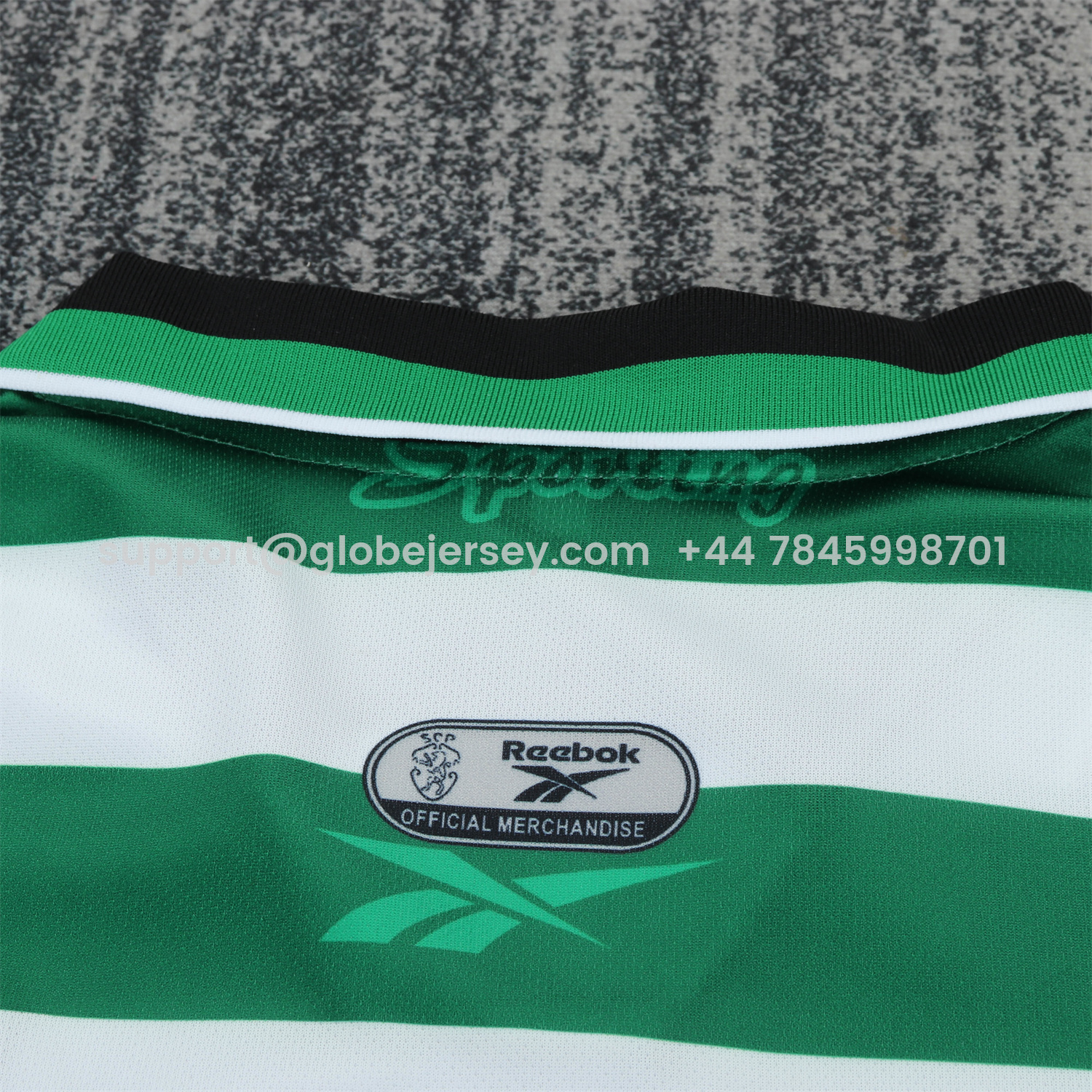 GlobeJersey-Retro Sporting CP 1999-00 Home Kids Kit