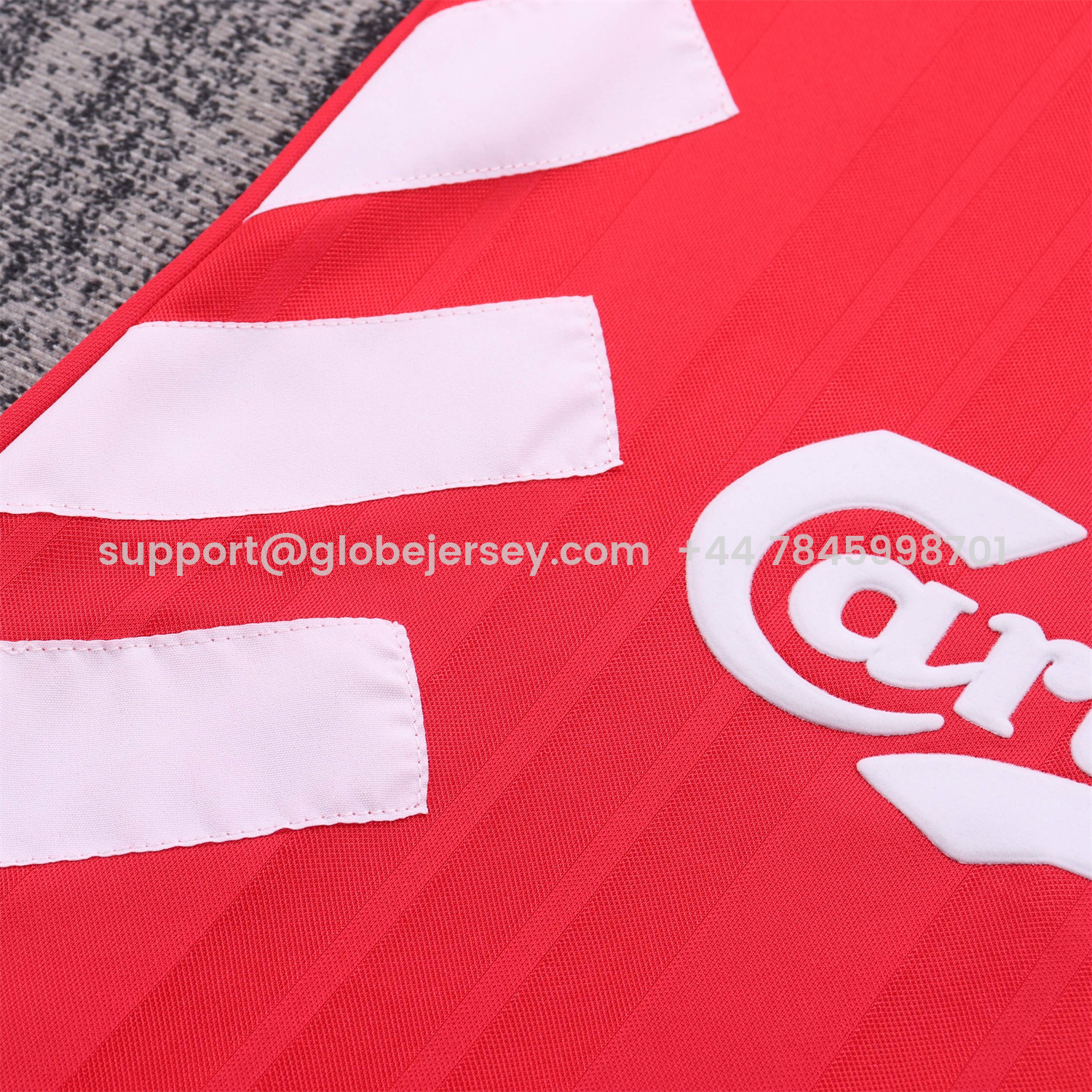 GlobeJersey-Retro Liver.pool 1993-95 Home Kids Kit