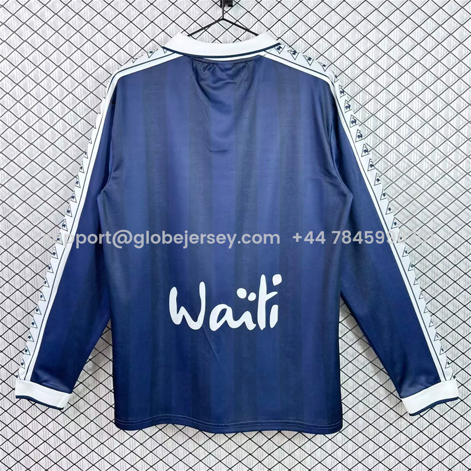 GlobeJersey-Retro Bordeaux 1996-97 Home Long Sleeves Jersey