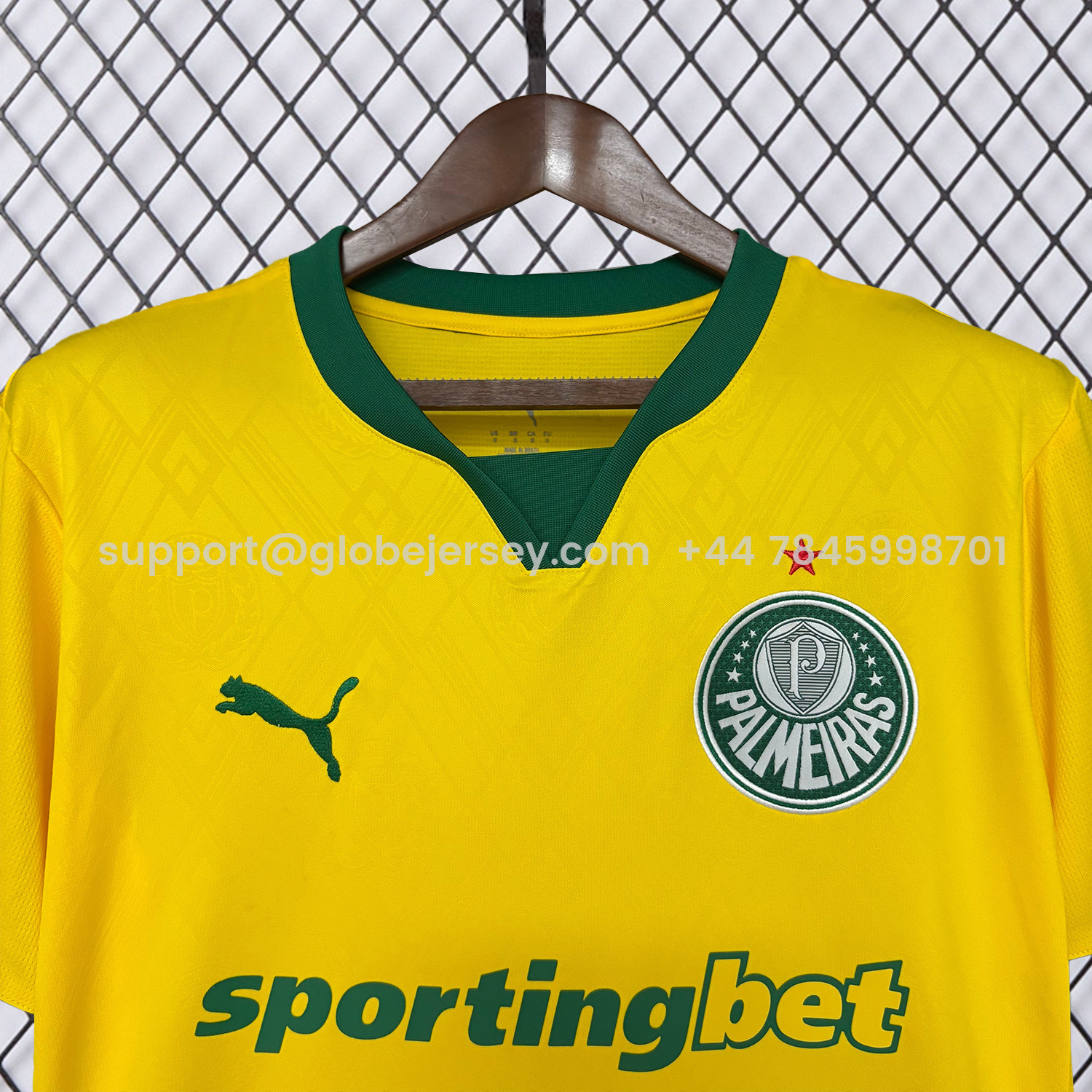 GlobeJersey-Palmeiras 25-26 Third Yellow Jersey - Fans Version
