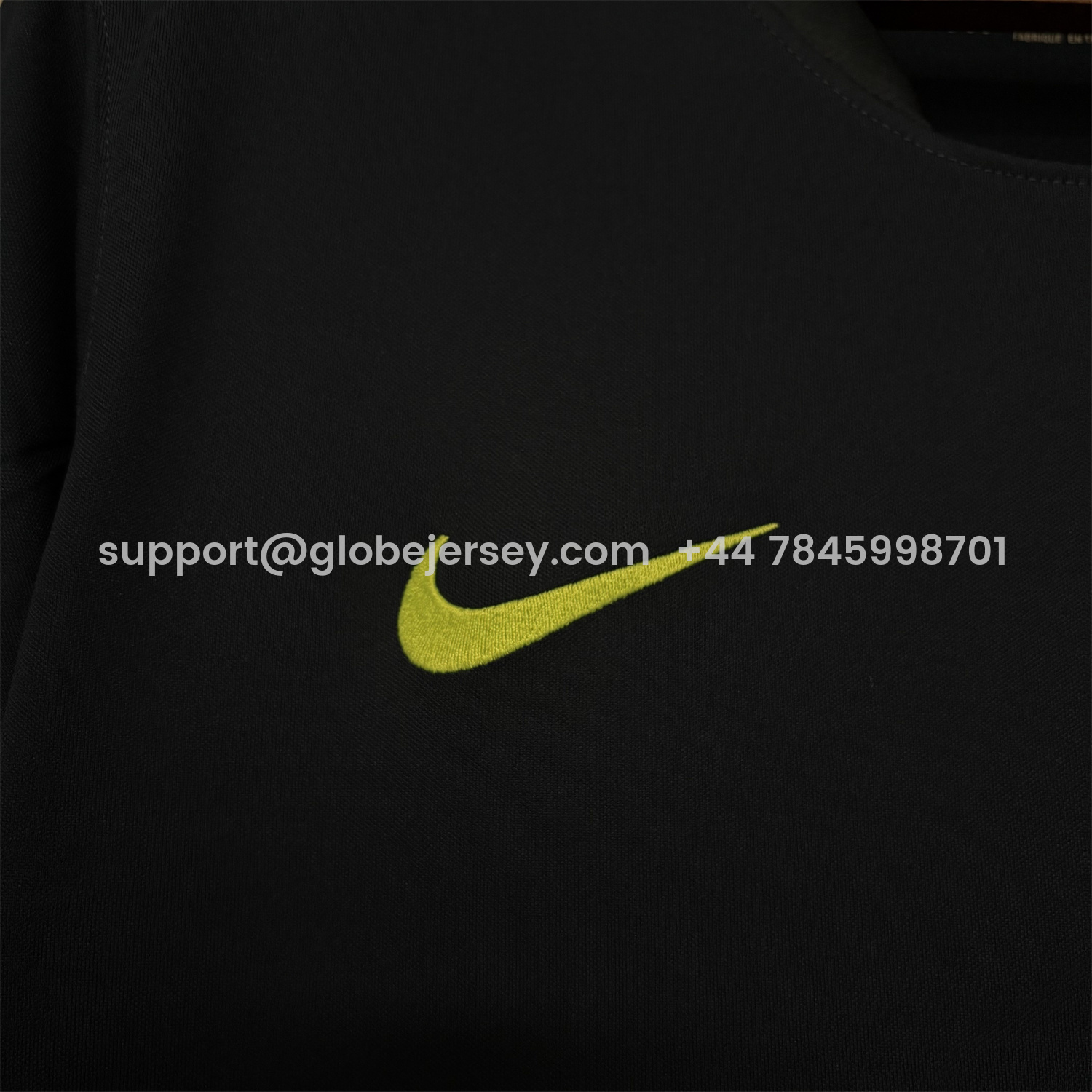 GlobeJersey-Brazil 2026 Dark Blue Training Jersey - Fans Version