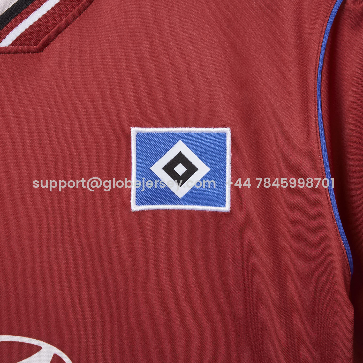 GlobeJersey-Retro Hamburger SV 1999-00 Third Red Jersey