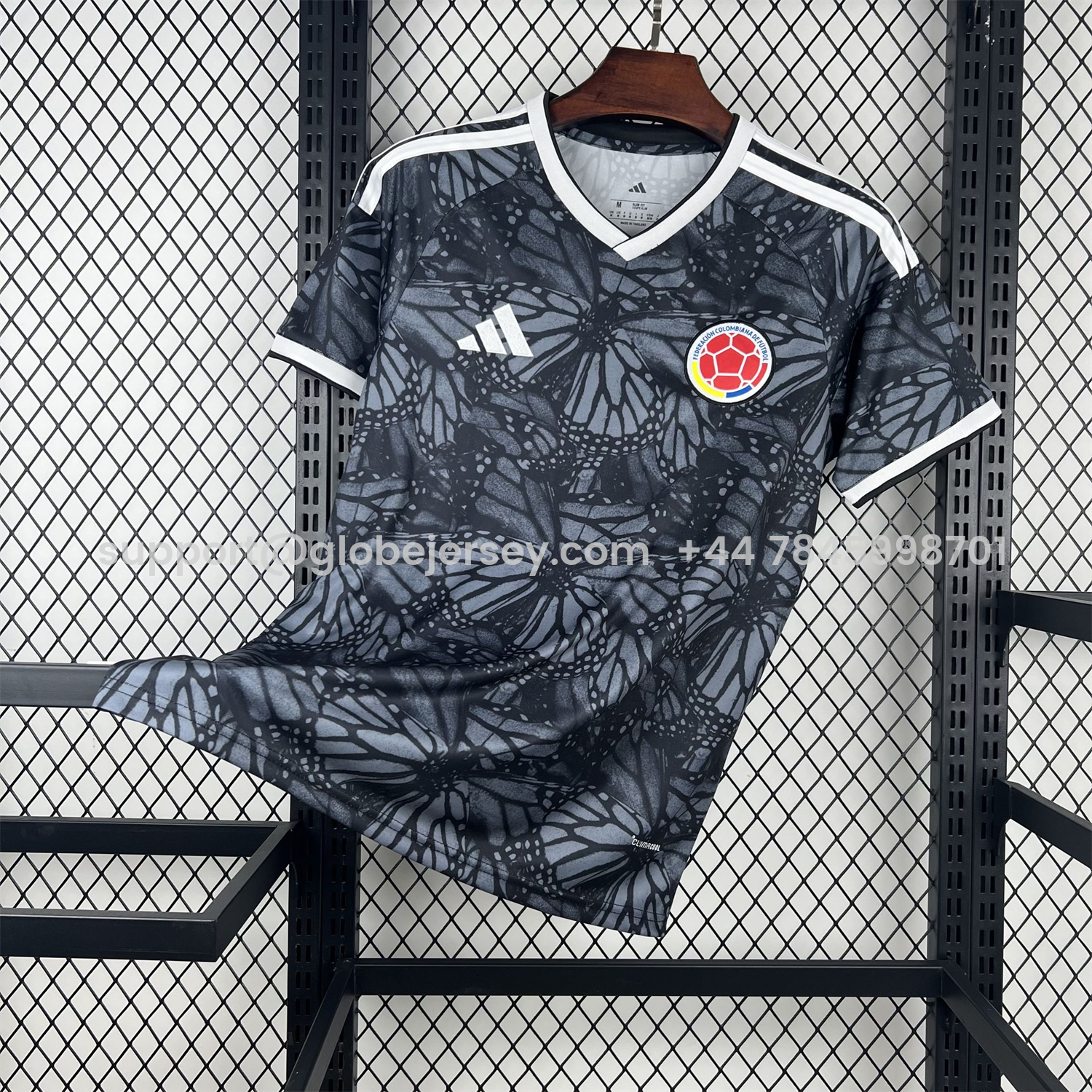GlobeJersey-Colombia 2026 Grey And Black Special Jersey - Fans Version